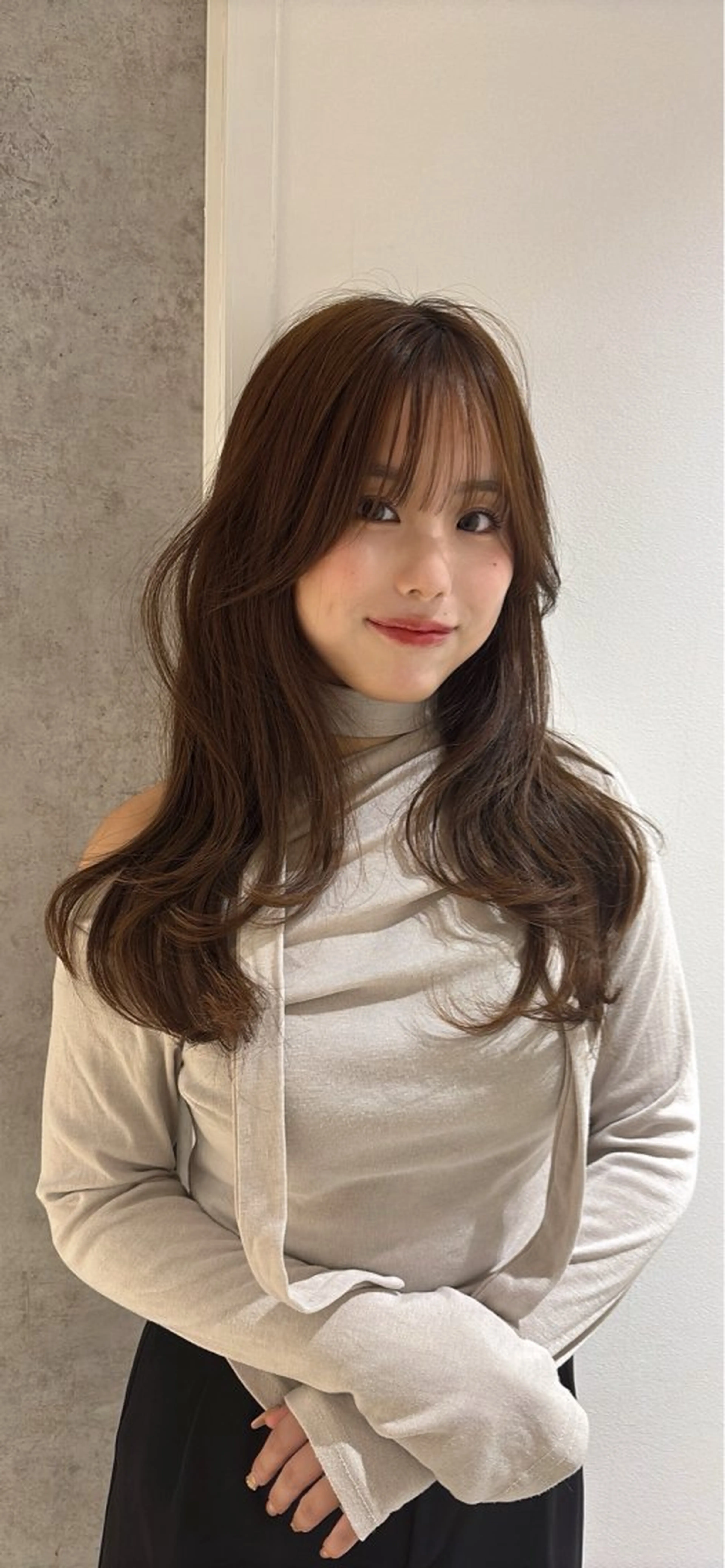 セミロング カラー カット ヘアカラー k-two ウエダカナミ🎀のヘアスタイル