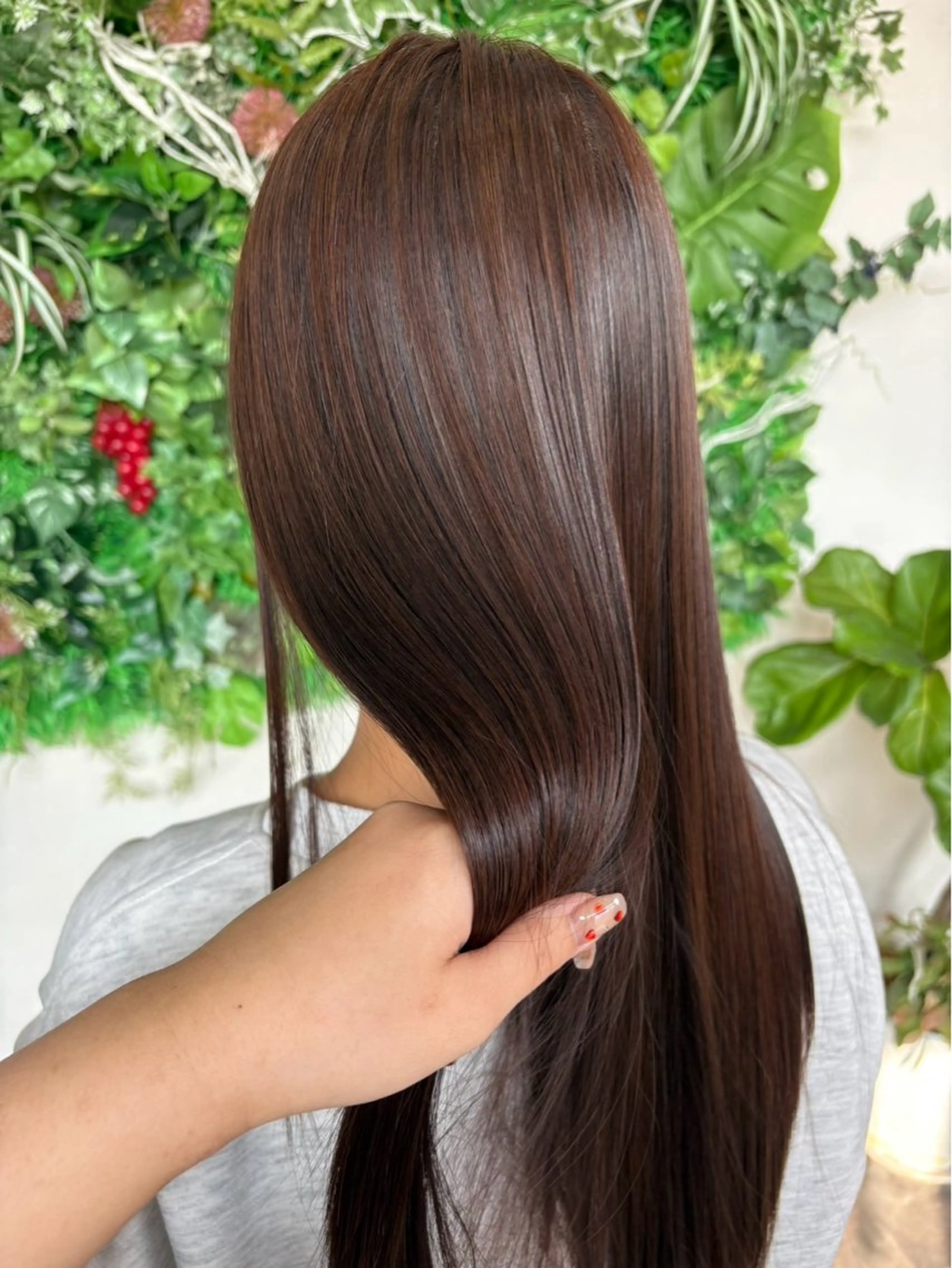 ロング ヘアカラー トリートメント N-plants 楓のヘアスタイル