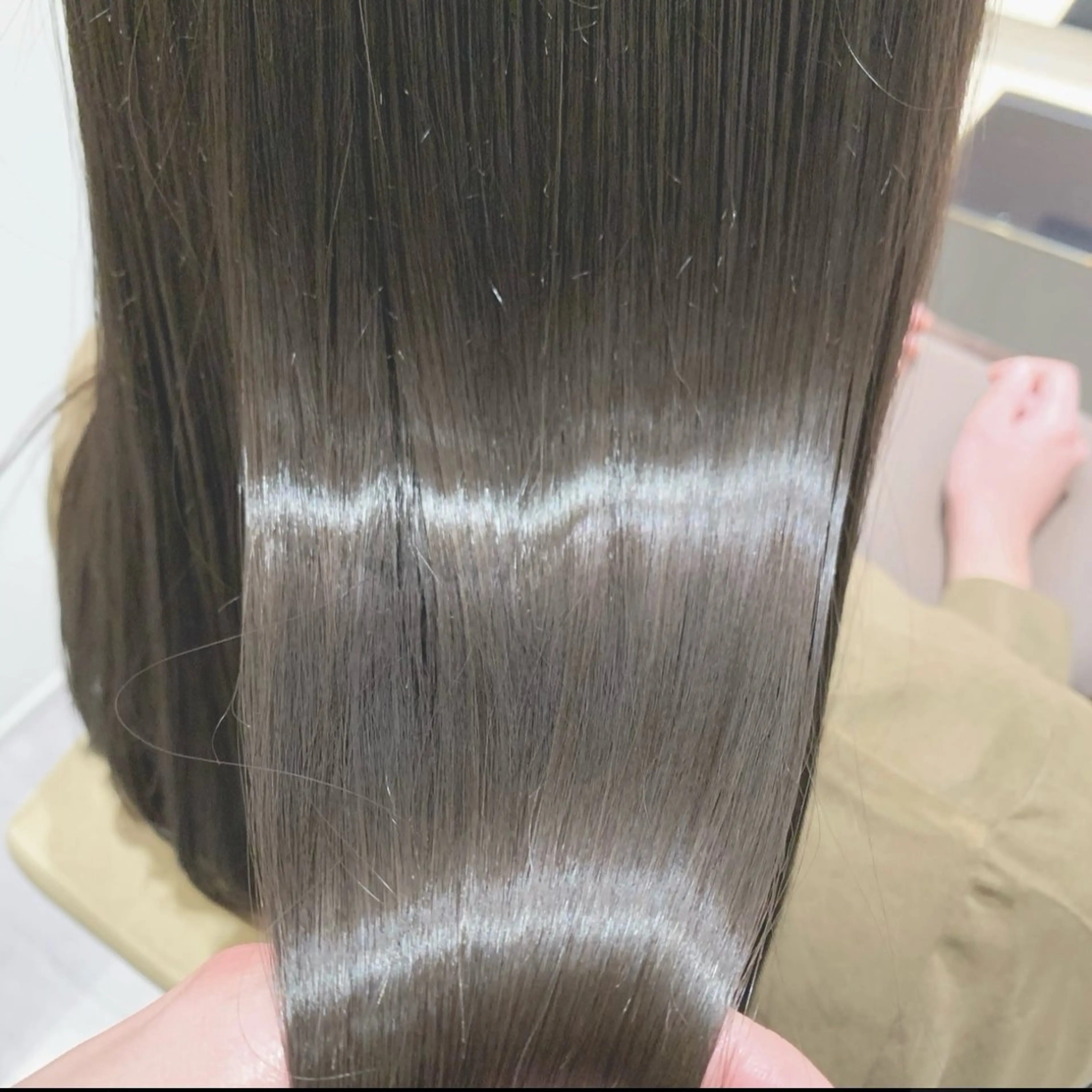 セミロング カット 縮毛矯正 トリートメント 美髪矯正特化 花川大樹のヘアスタイル