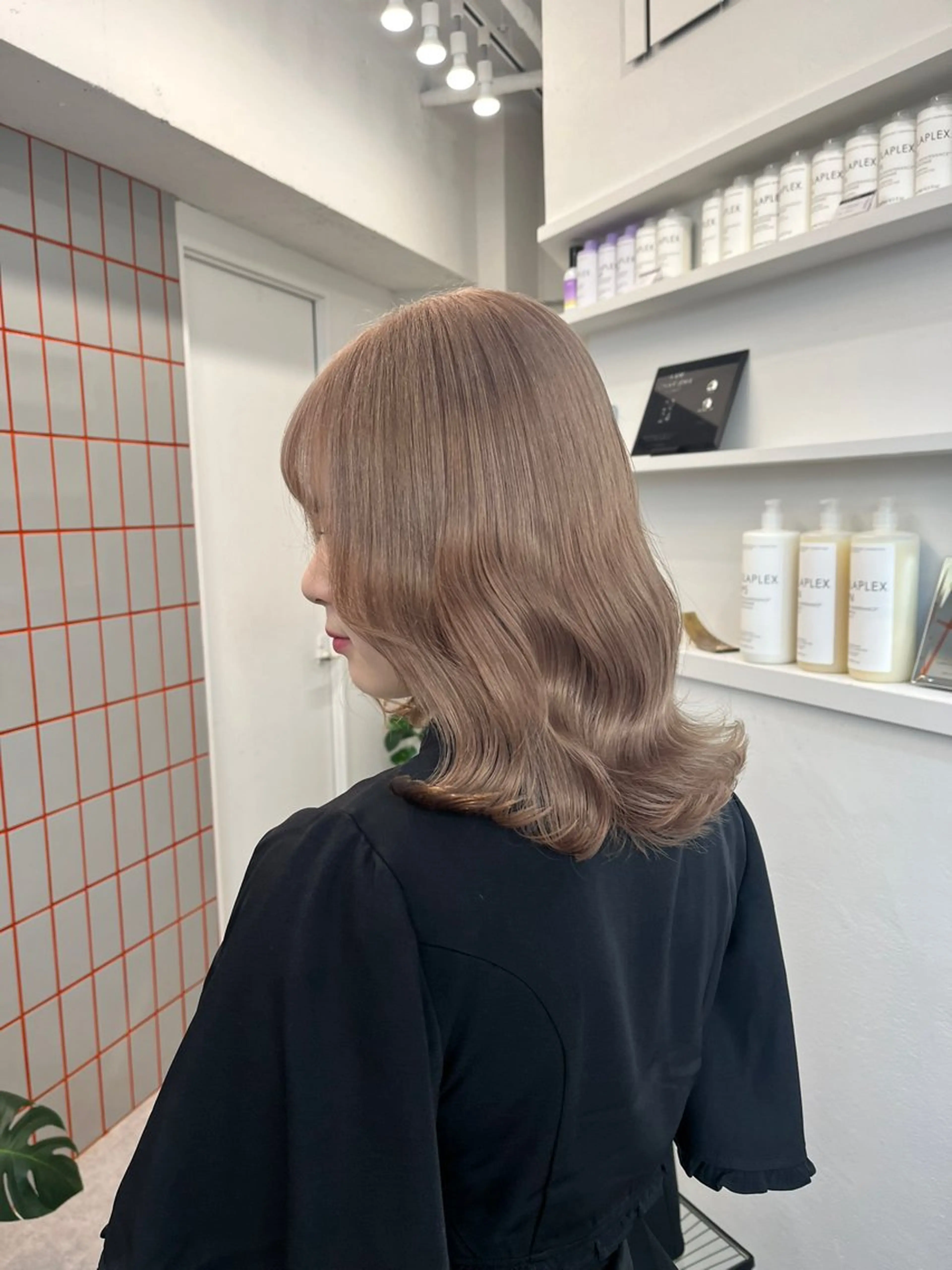 セミロング カラー ヘアカラー PELE所属・🌟カット レイヤー森龍哉のヘアスタイル