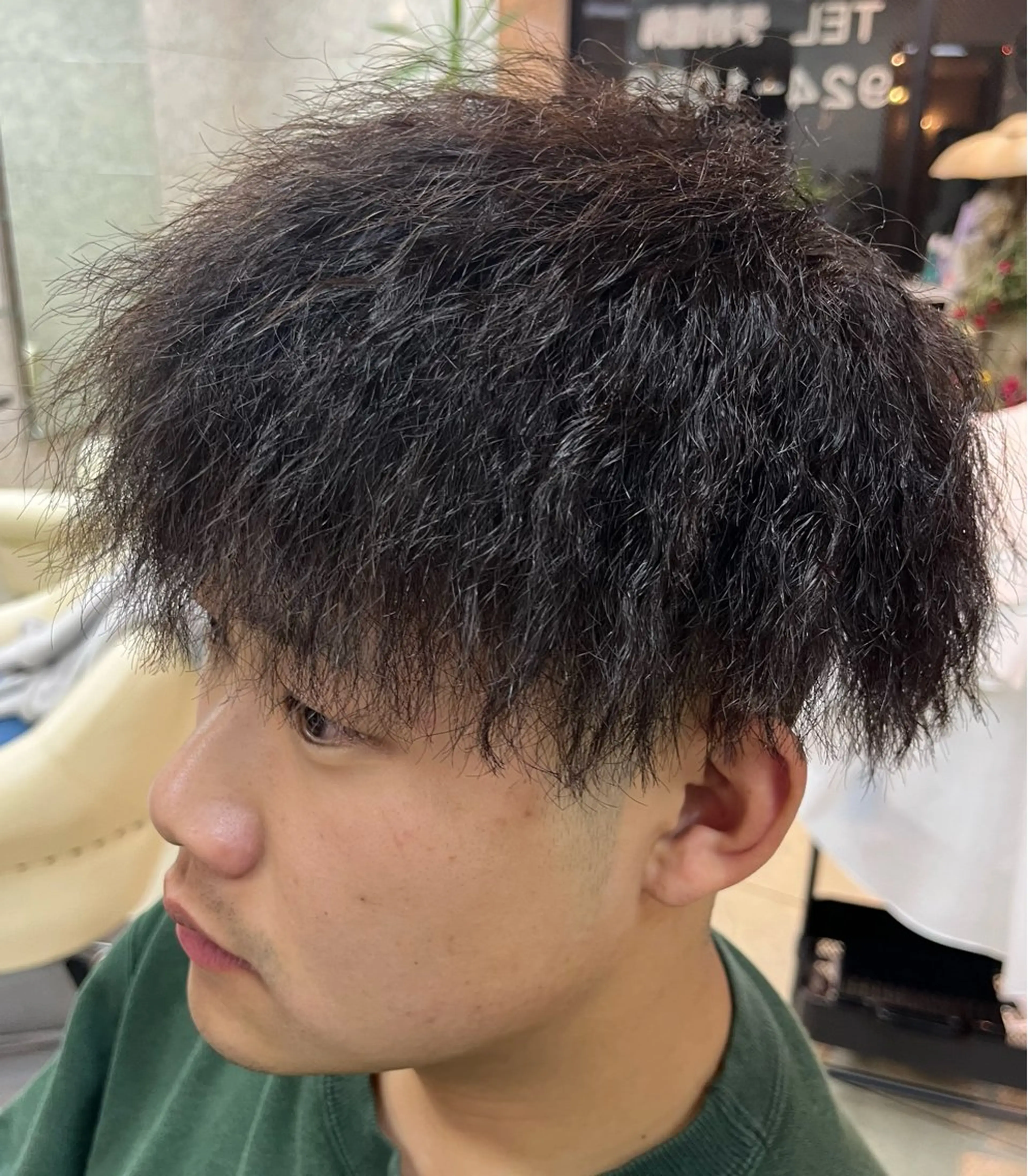 ミディアム パーマ メンズ パーマ 熊谷 拓海のヘアスタイル