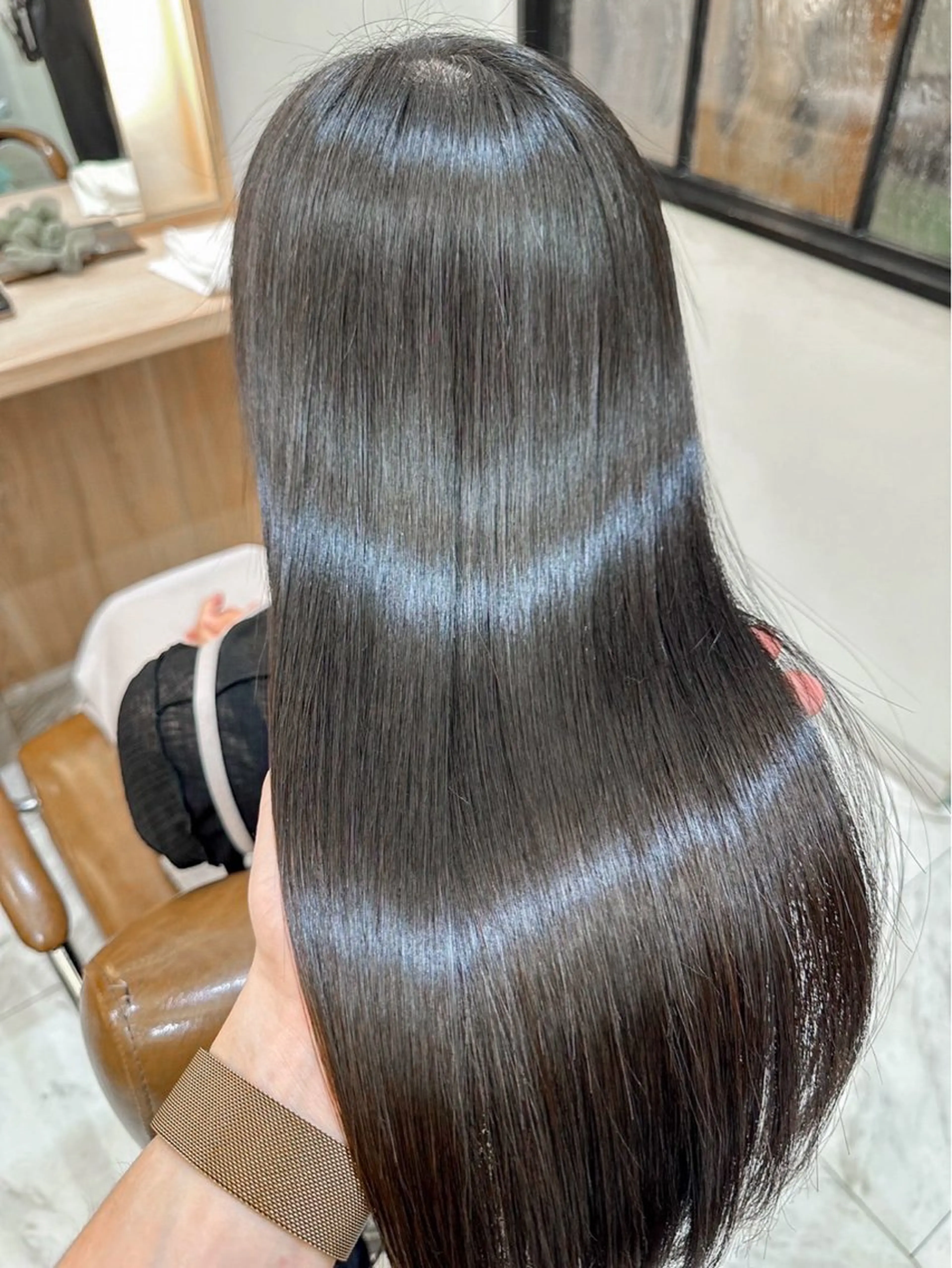 ロング 縮毛矯正 トリートメント 撮影モデル様募集 直樹のヘアスタイル