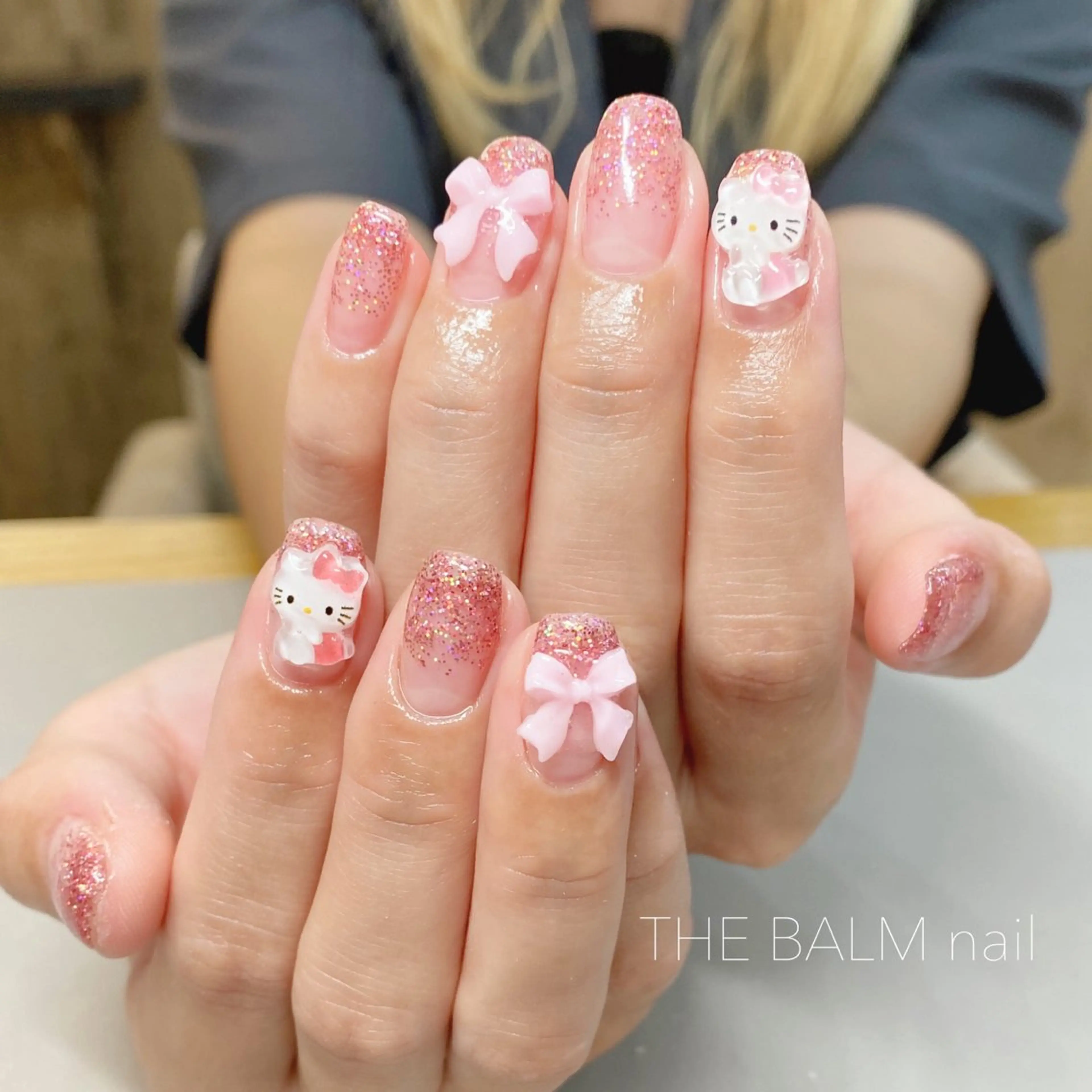 ネイル 艶/マグネット/網紅 /韓国/岩下りほのネイルデザイン