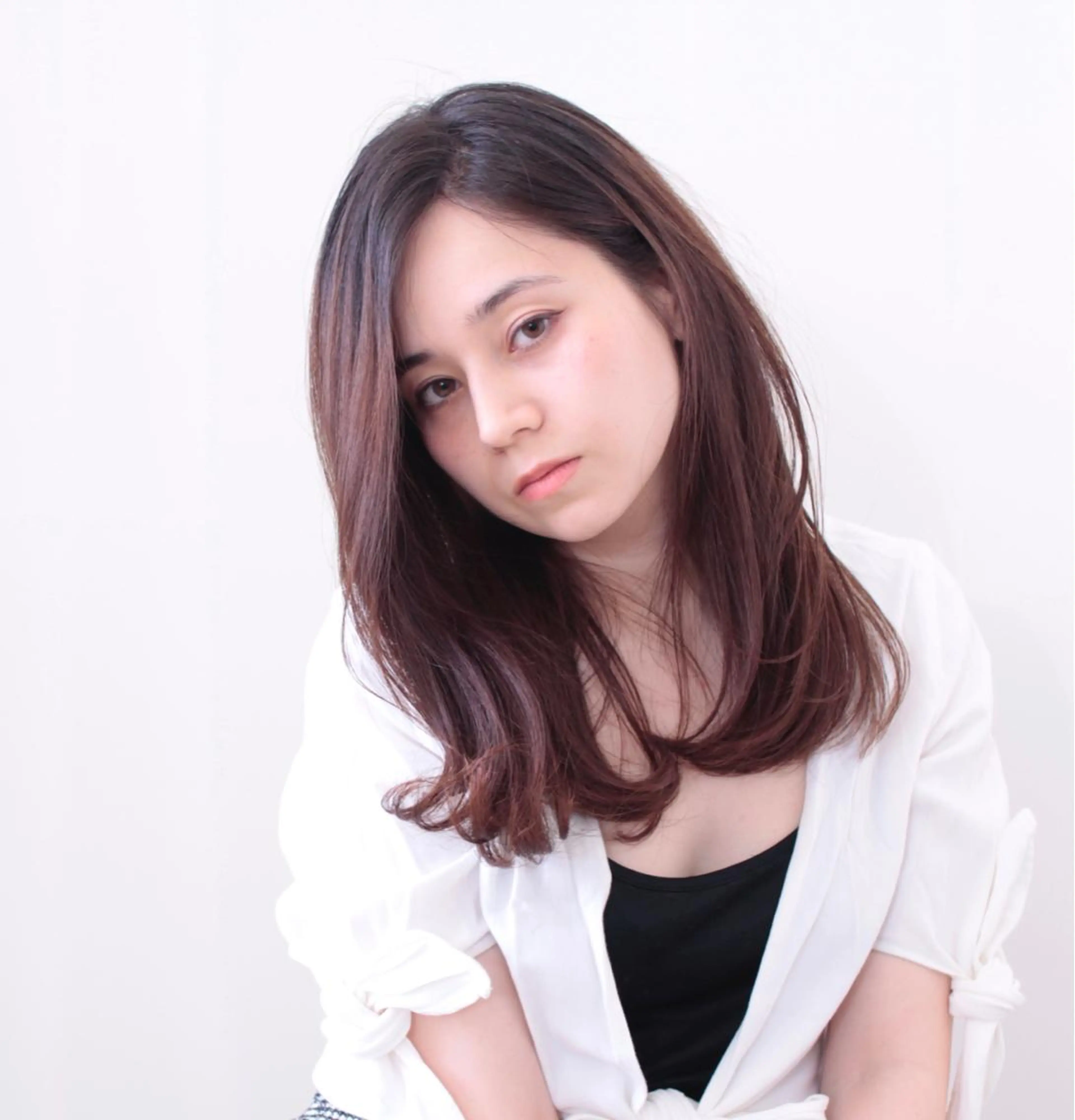 セミロング パーマ カット パーマ 須賀 一美のヘアスタイル