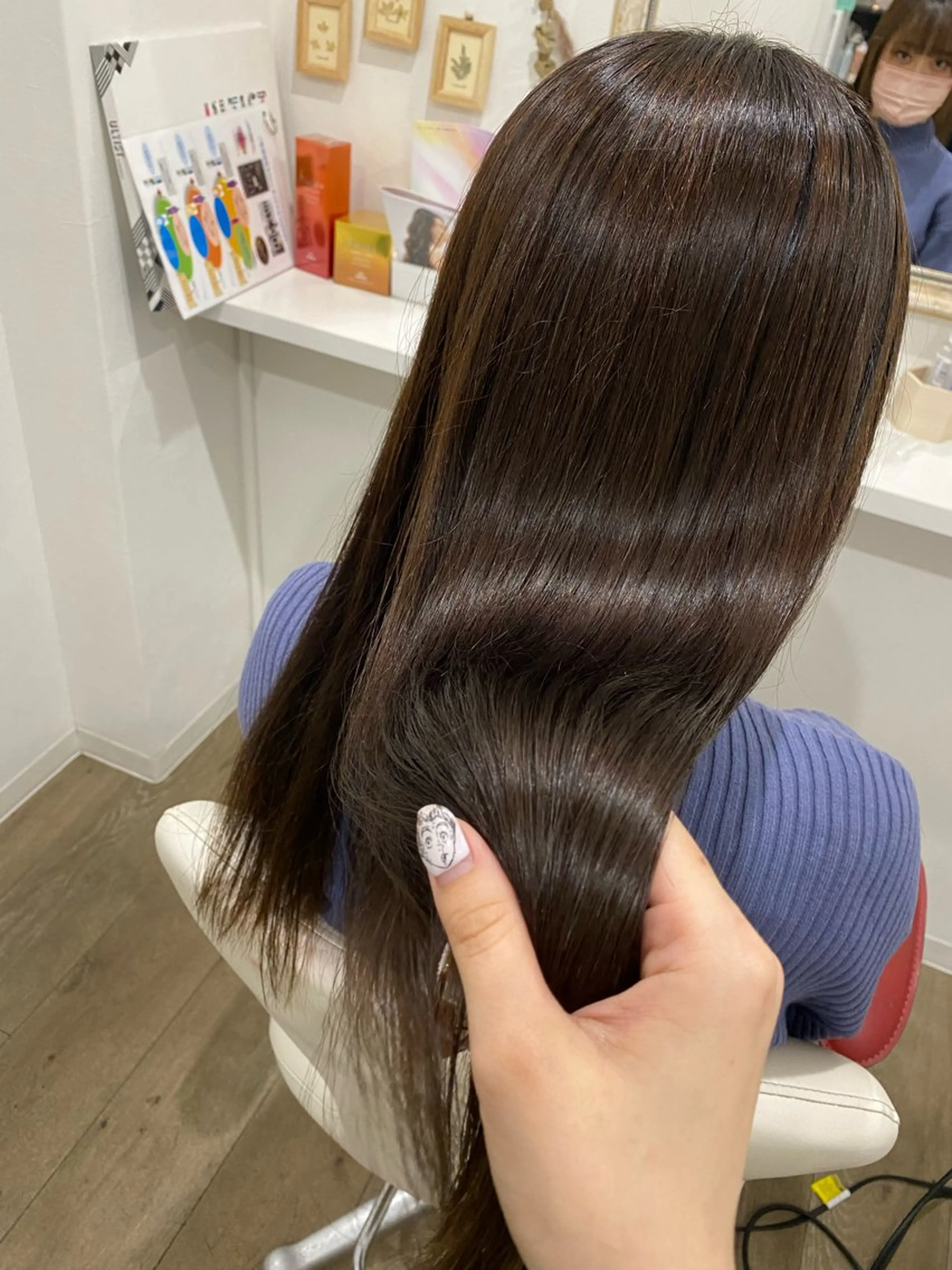 ロング 髪質改善 トリートメント カット ヘアカラー トリートメント 髪質改善サロン 梅田/ヨナミネのヘアスタイル