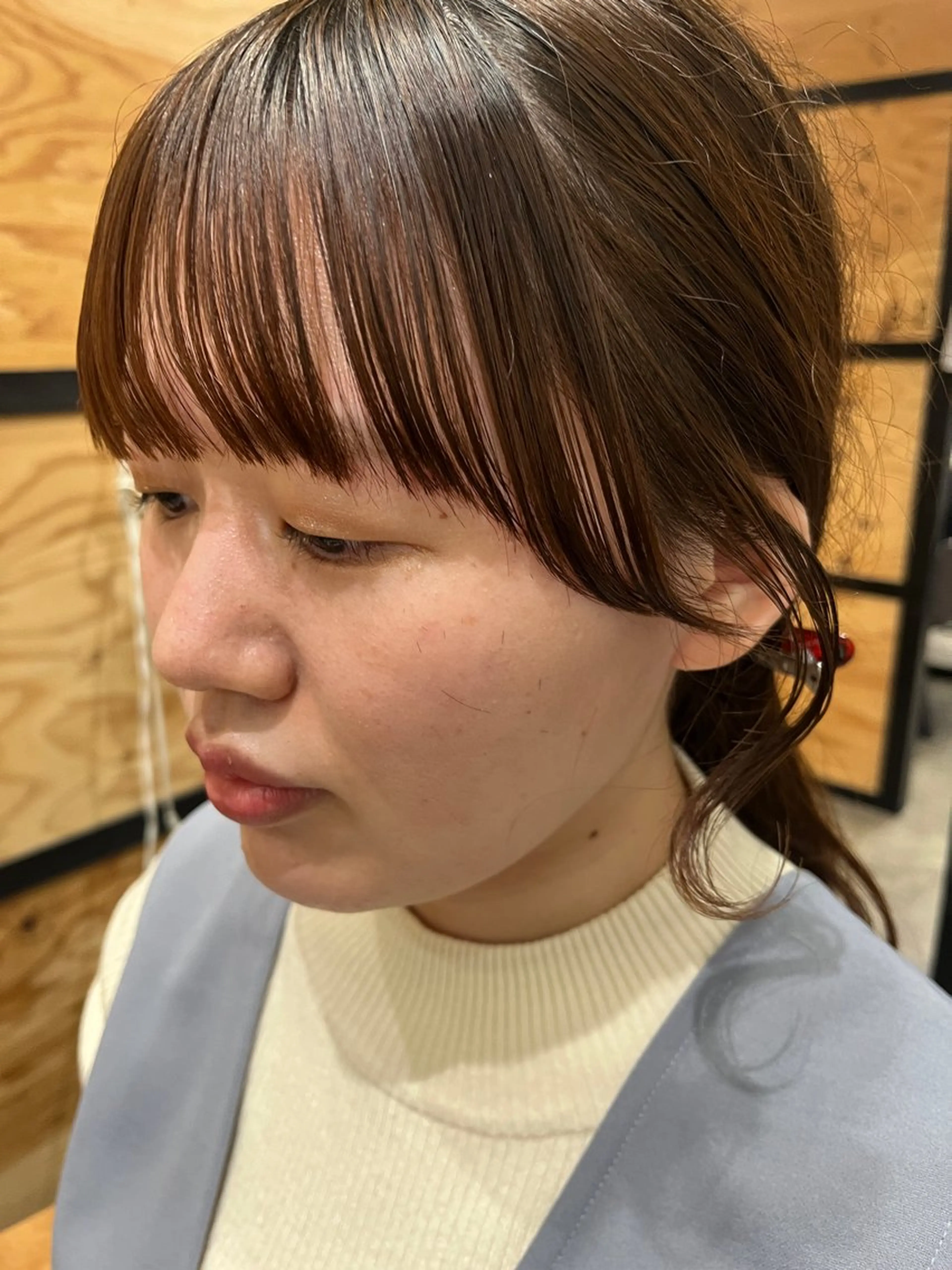 ミディアム カラー メンズ カット 久木原 ゆりのヘアスタイル