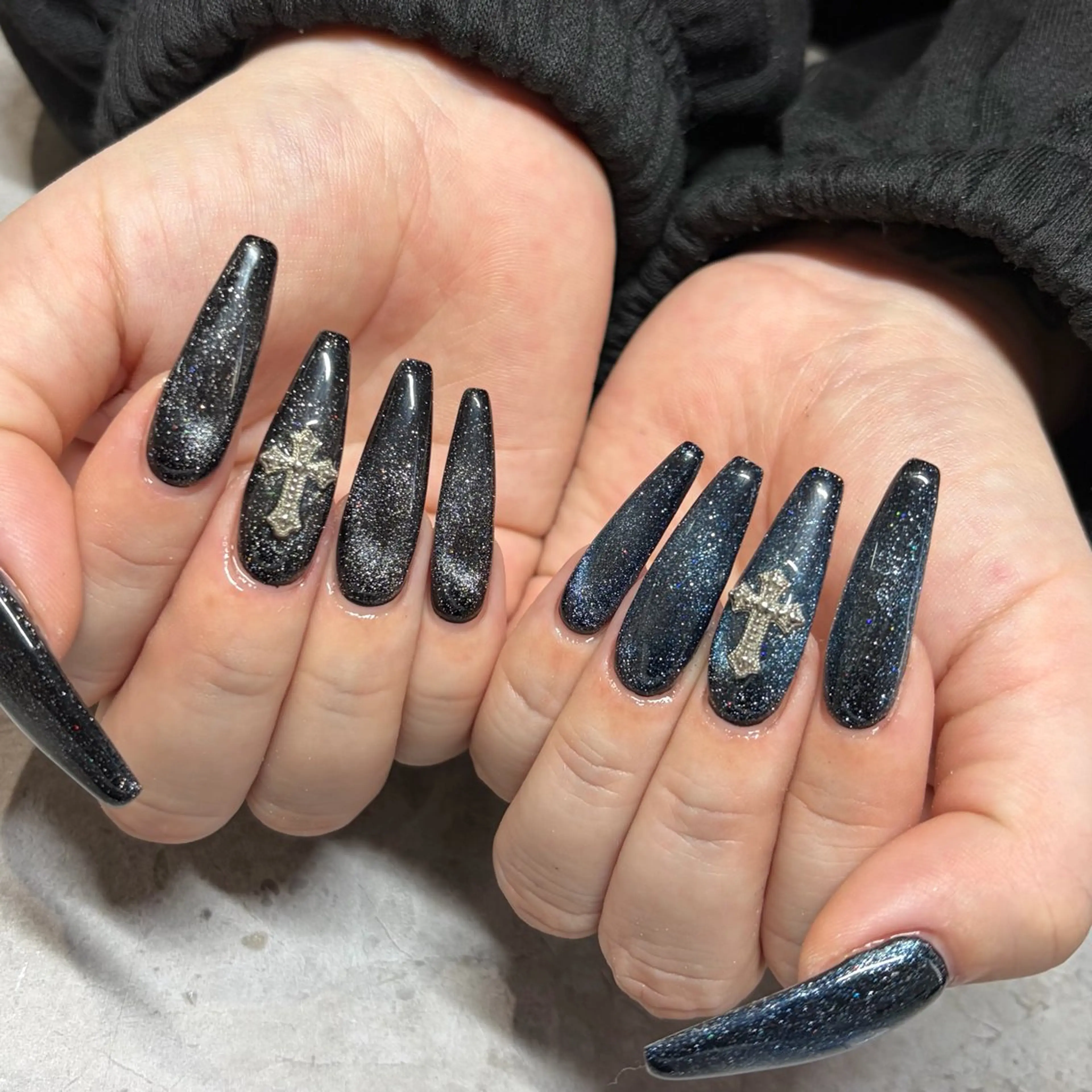 ネイル マグネットネイル マグネットワンカラー ワンカラーネイル スカルプネイル ネイルチップ ハンドネイル IROHA NAIL 横山佳那のネイルデザイン