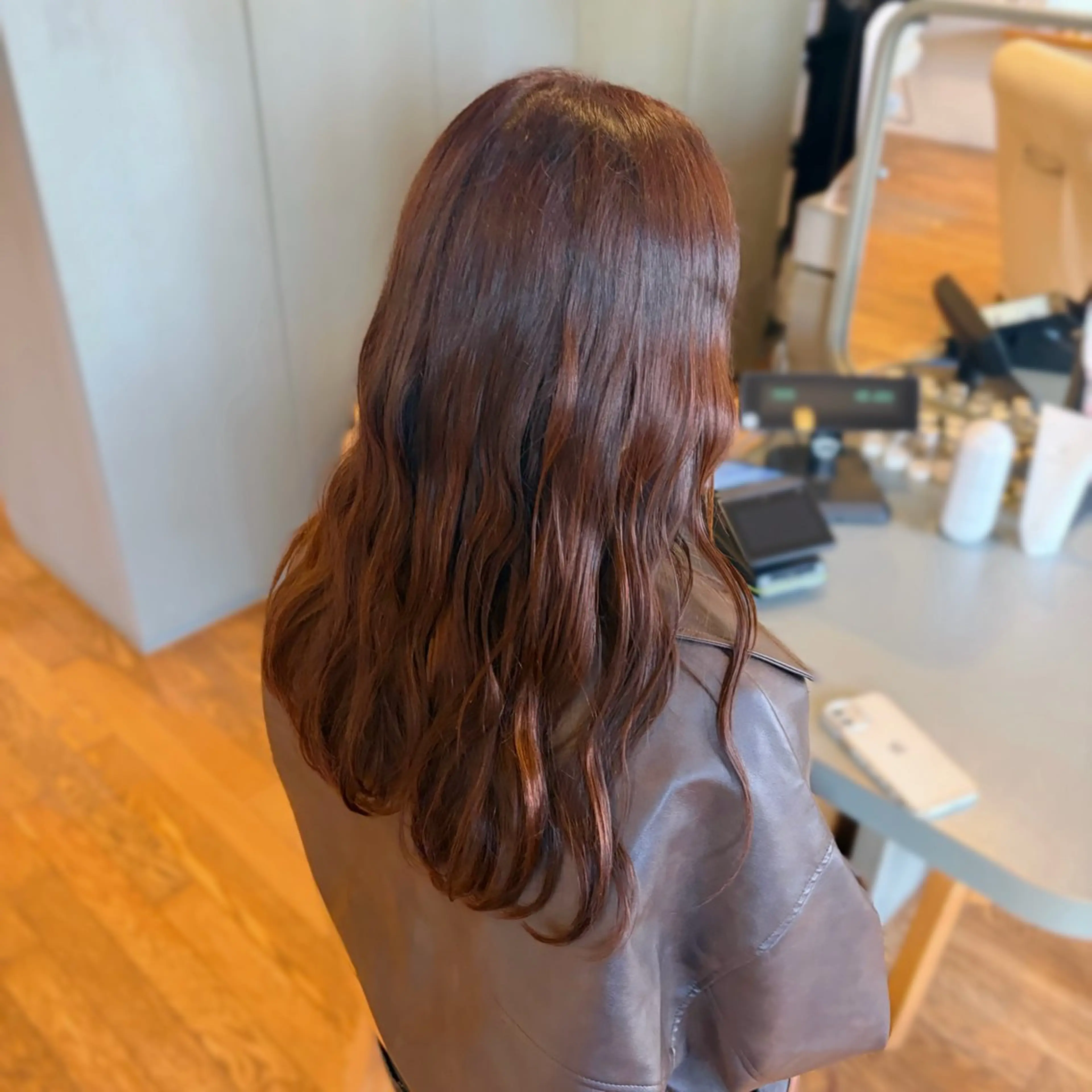 ロング カラー ヘアカラー 朝野 美華/暖色カラーのヘアスタイル