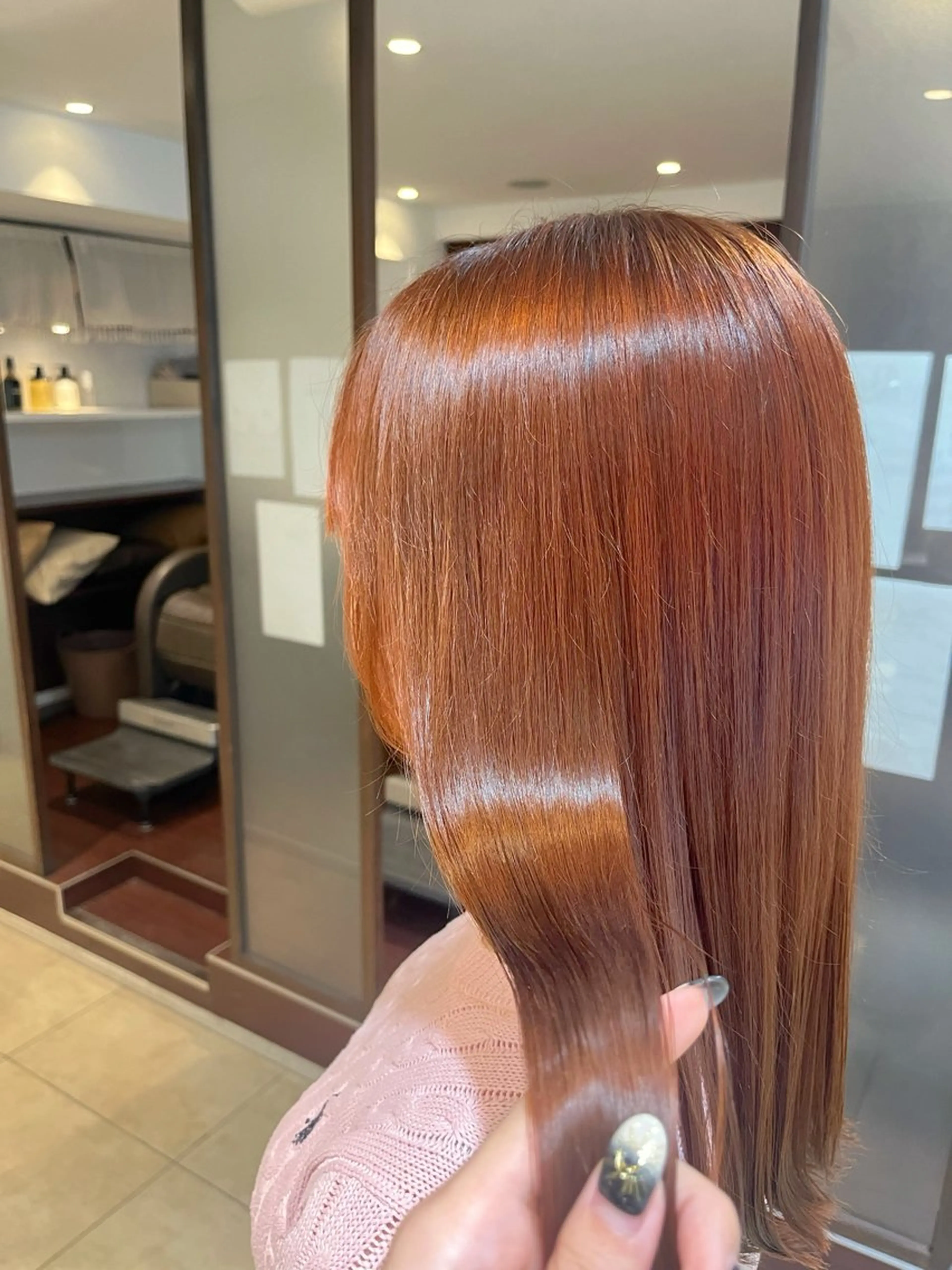 ロング カラー カット ヘアカラー 奥山 沙季(大井町)のヘアスタイル