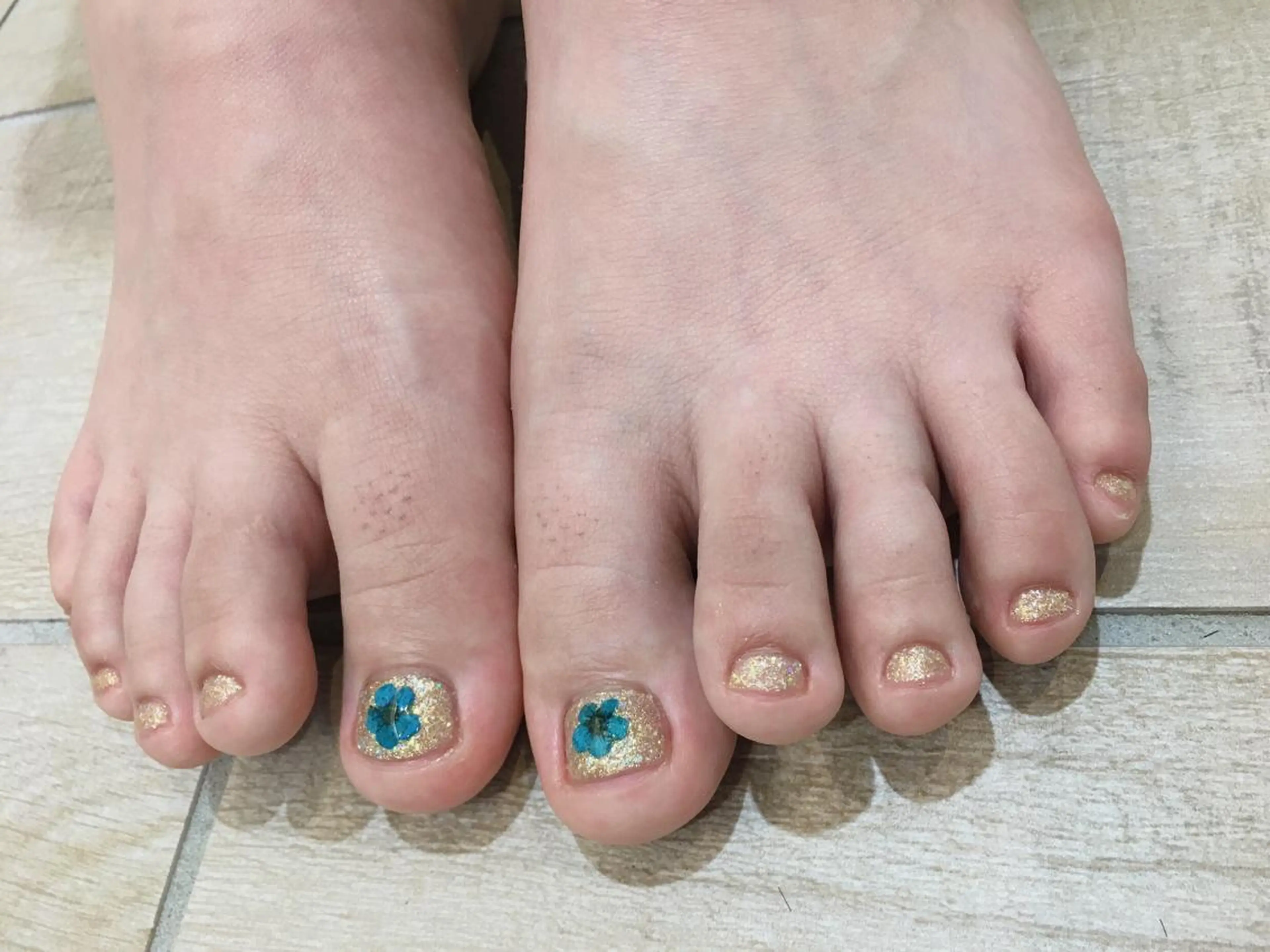 ネイル ブルー JurerEye☆ Marikoのネイルデザイン