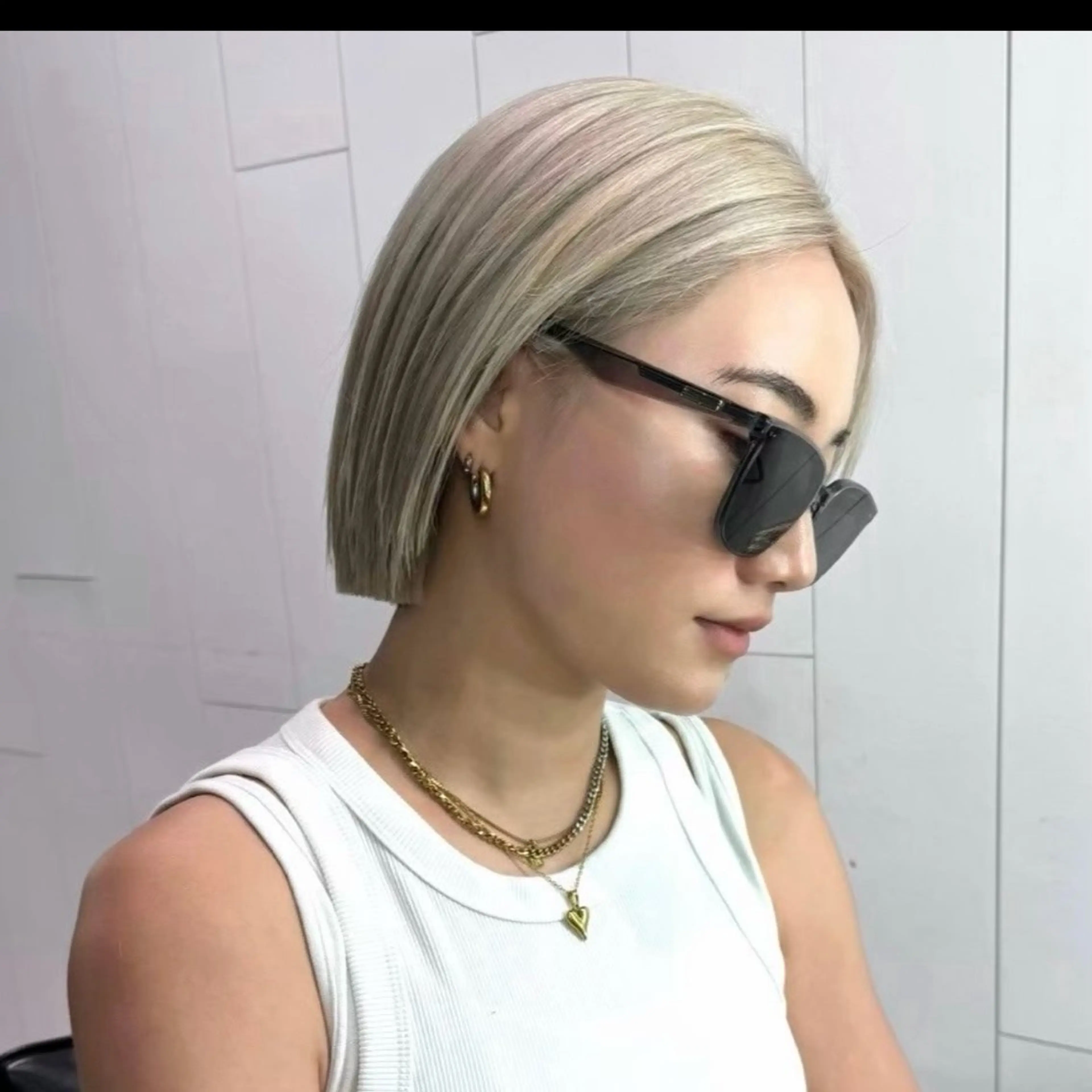 ショート カラー ヘアカラー ハイトーンブリーチ 名古屋/FUTOのヘアスタイル