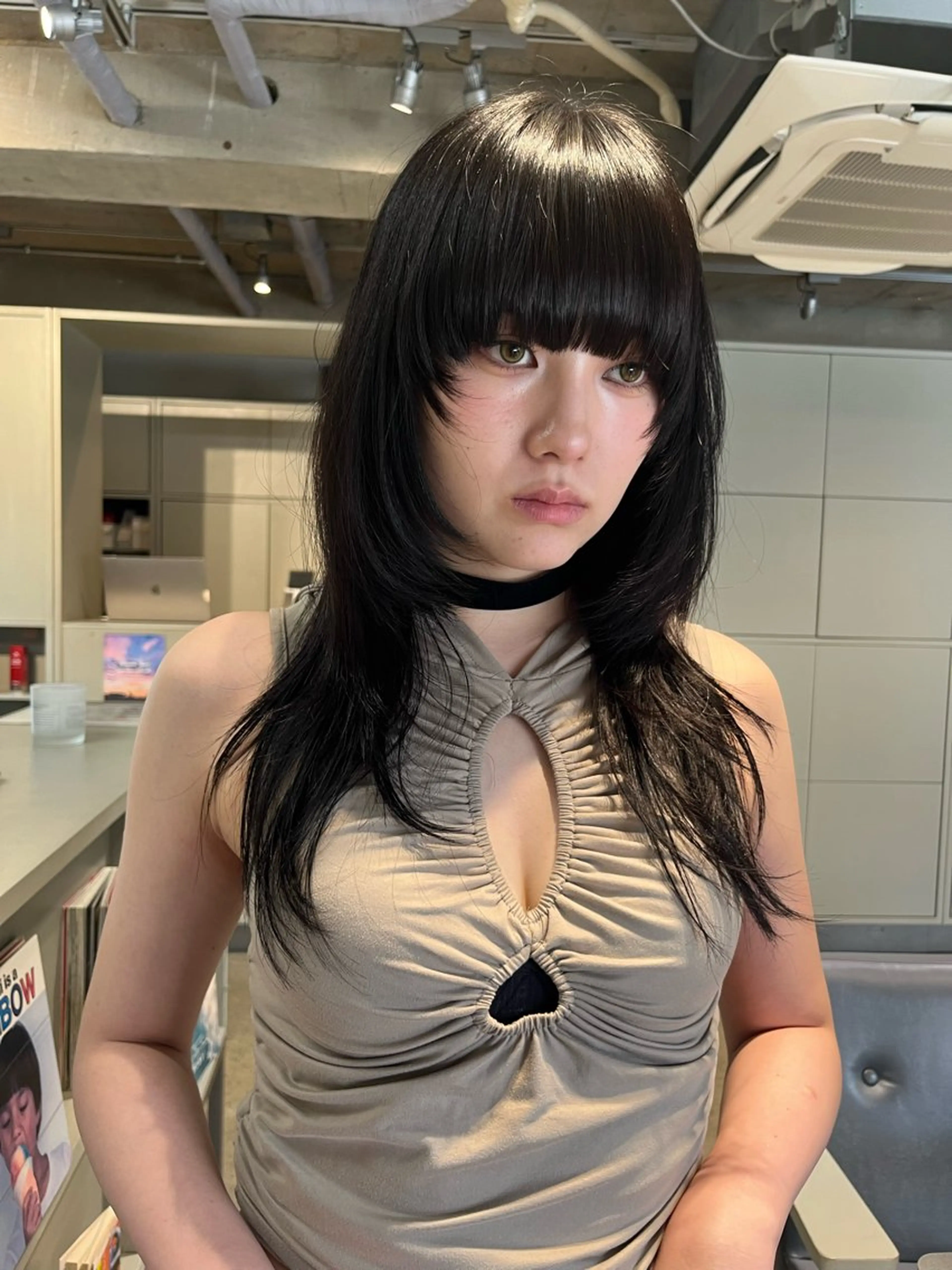 ロング 愛瑠奈 erunaのヘアスタイル