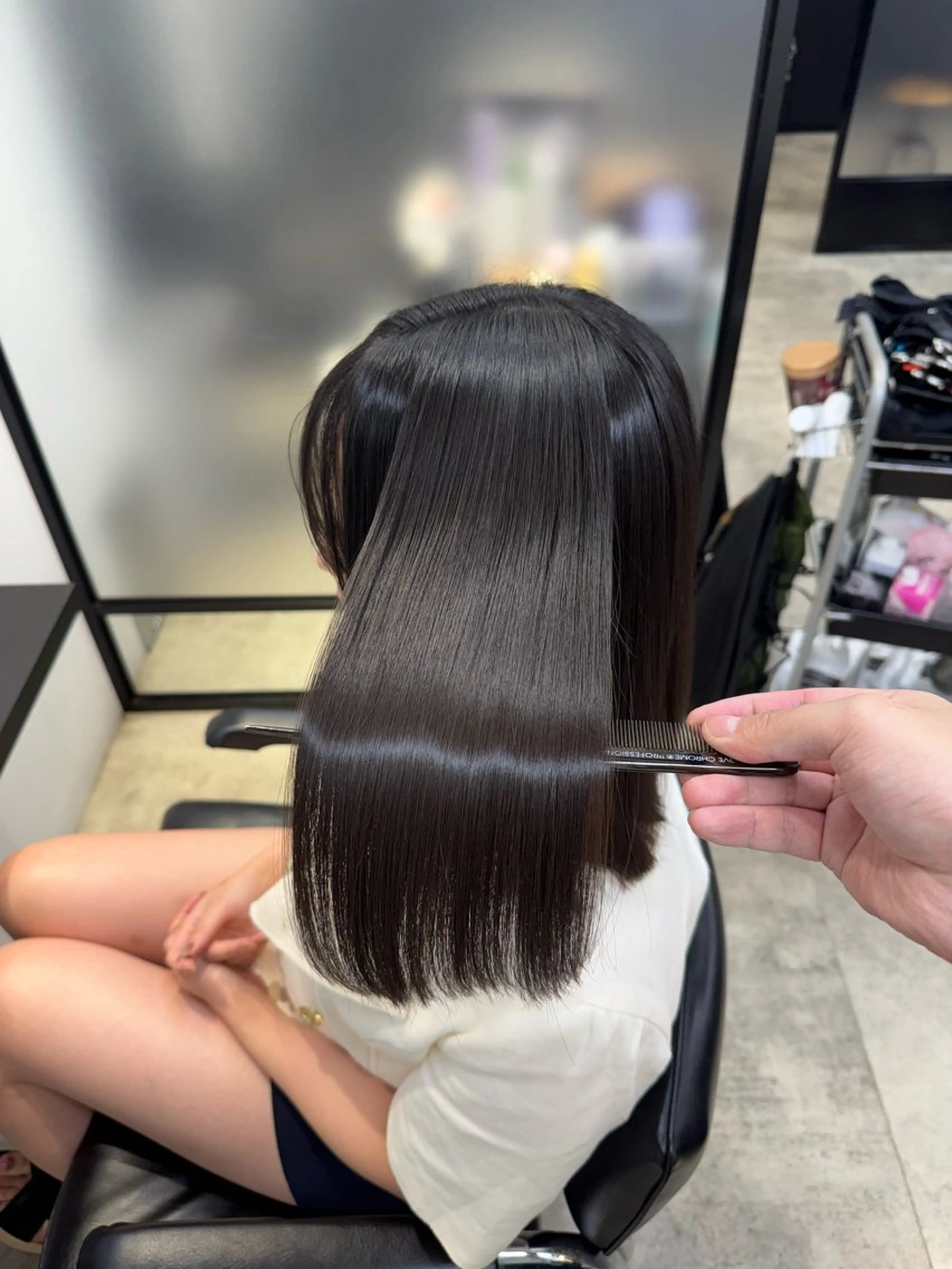 セミロング トリートメント ヘッドスパ ヘアセット 佐藤景流/自由が丘で 叶う髪質改善/メンズのヘアスタイル