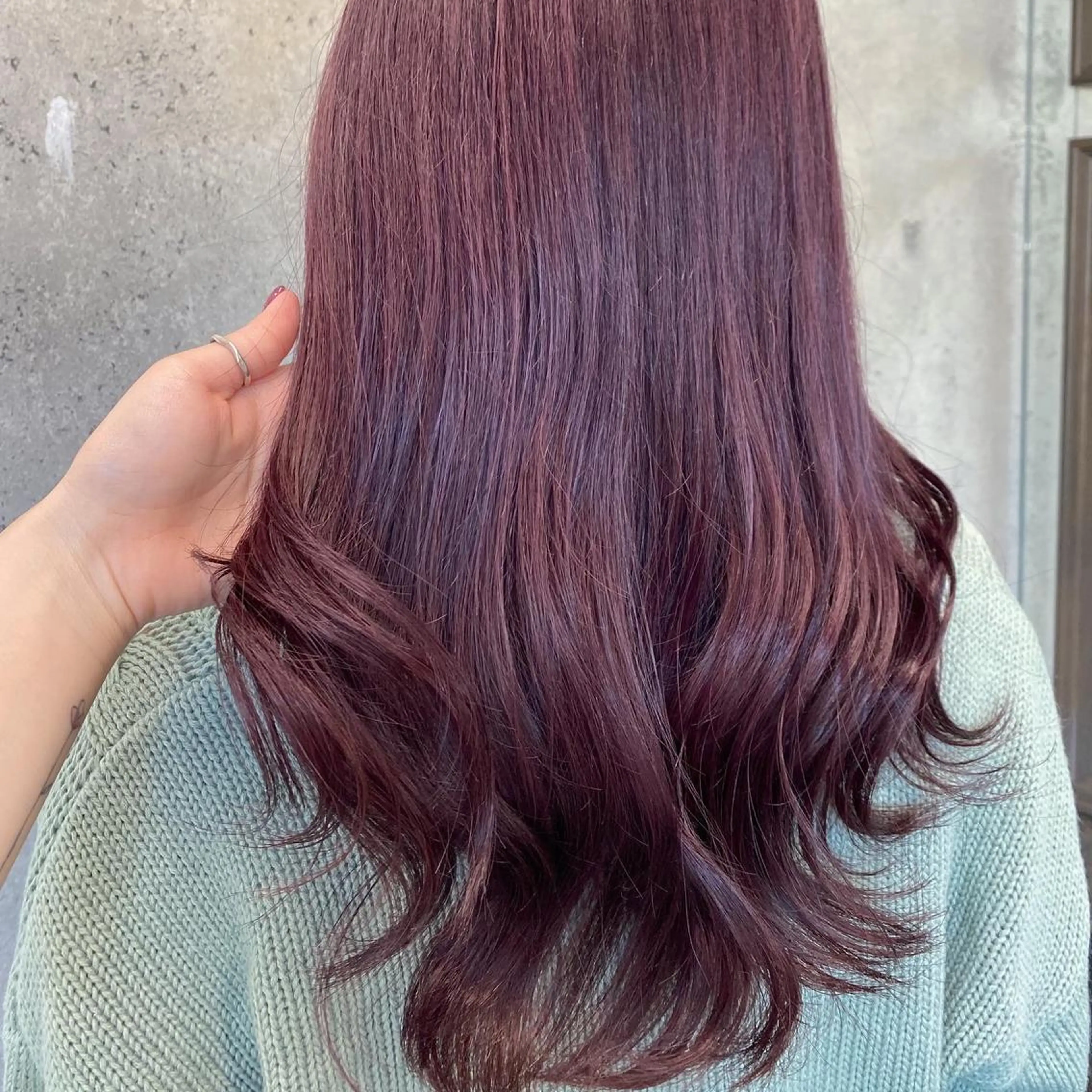 ロング カラー ブリーチ イルミナカラー トリートメント カット パーマ wakana 【ブリーチカラー】のヘアスタイル
