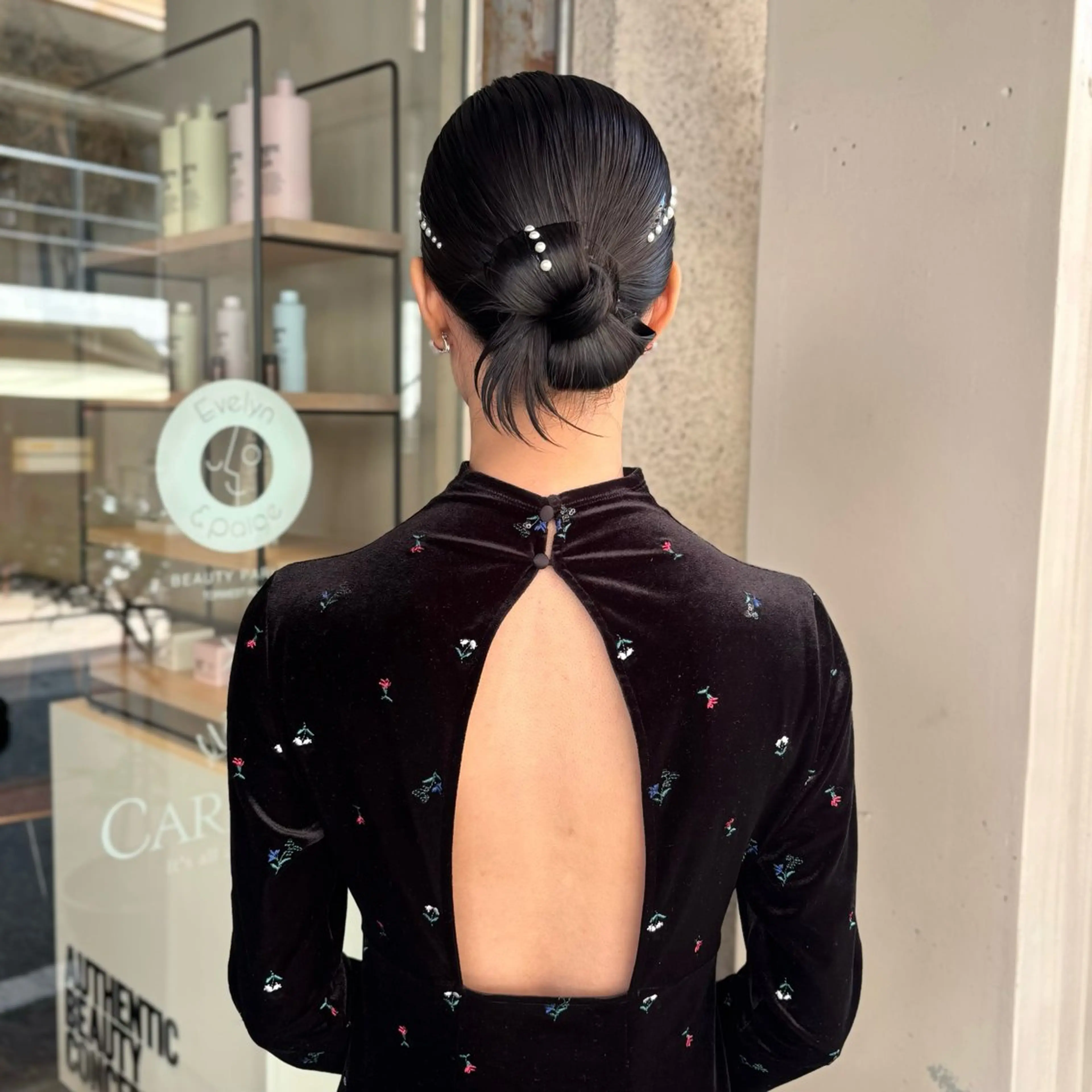 ヘアアレンジ 髪飾り ヘアセット 芦刈 咲来のヘアスタイル