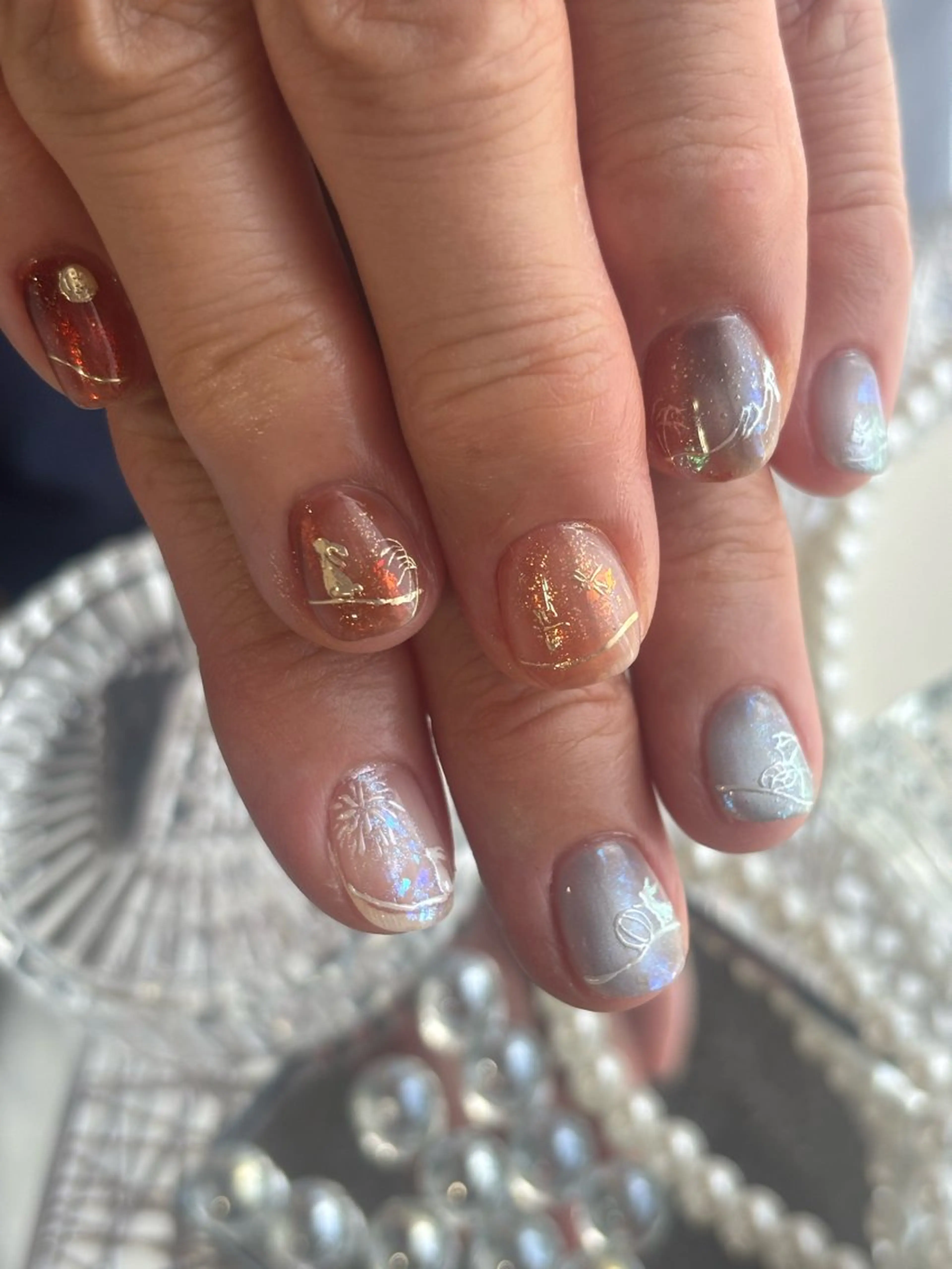 ネイル アートネイル ハンドネイル .8 HAREのネイルデザイン