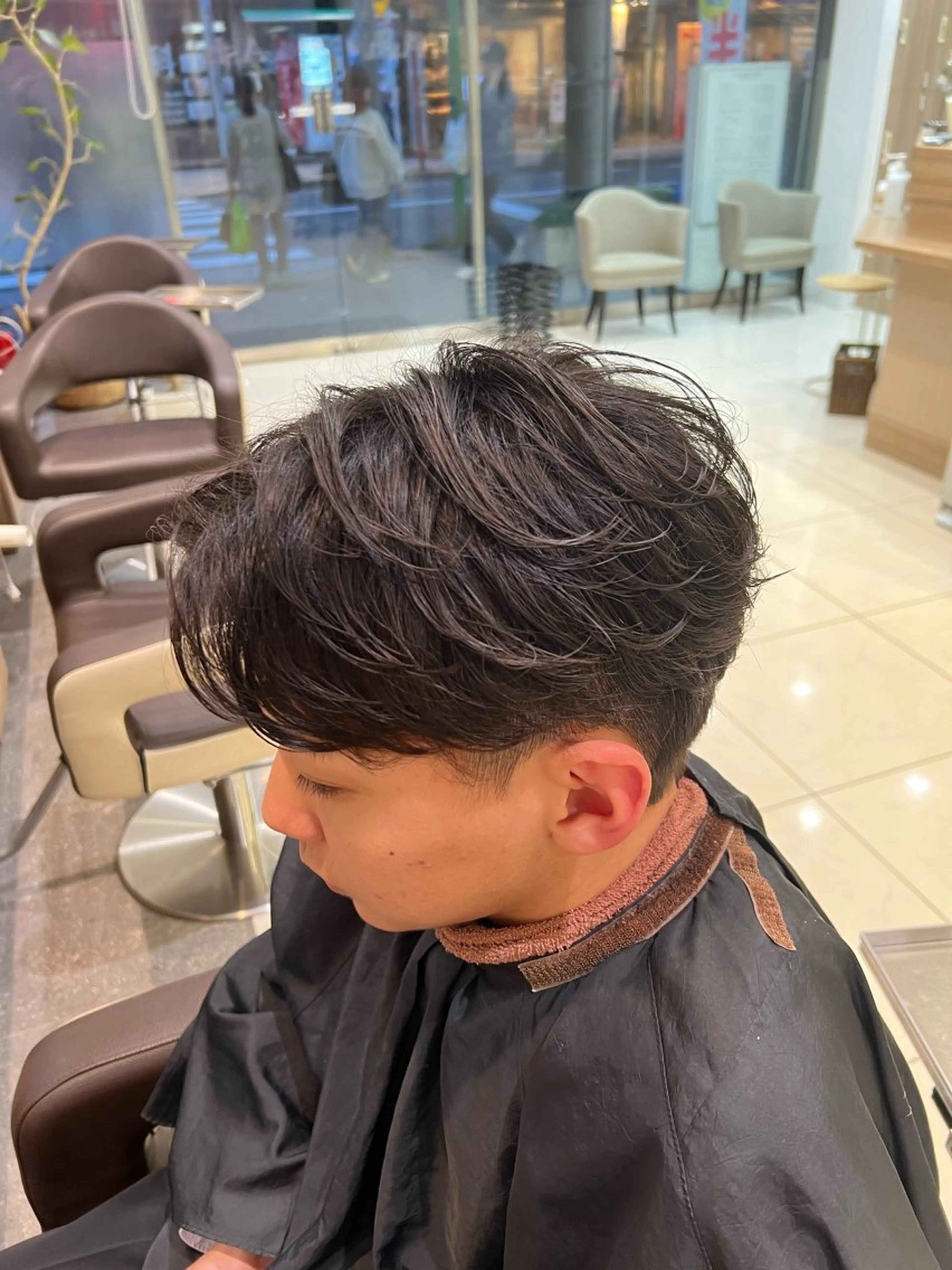 パーマ メンズ メンズパーマ ニュアンスパーマ カット パーマ SENA 再現性 パーマと縮毛矯正のヘアスタイル