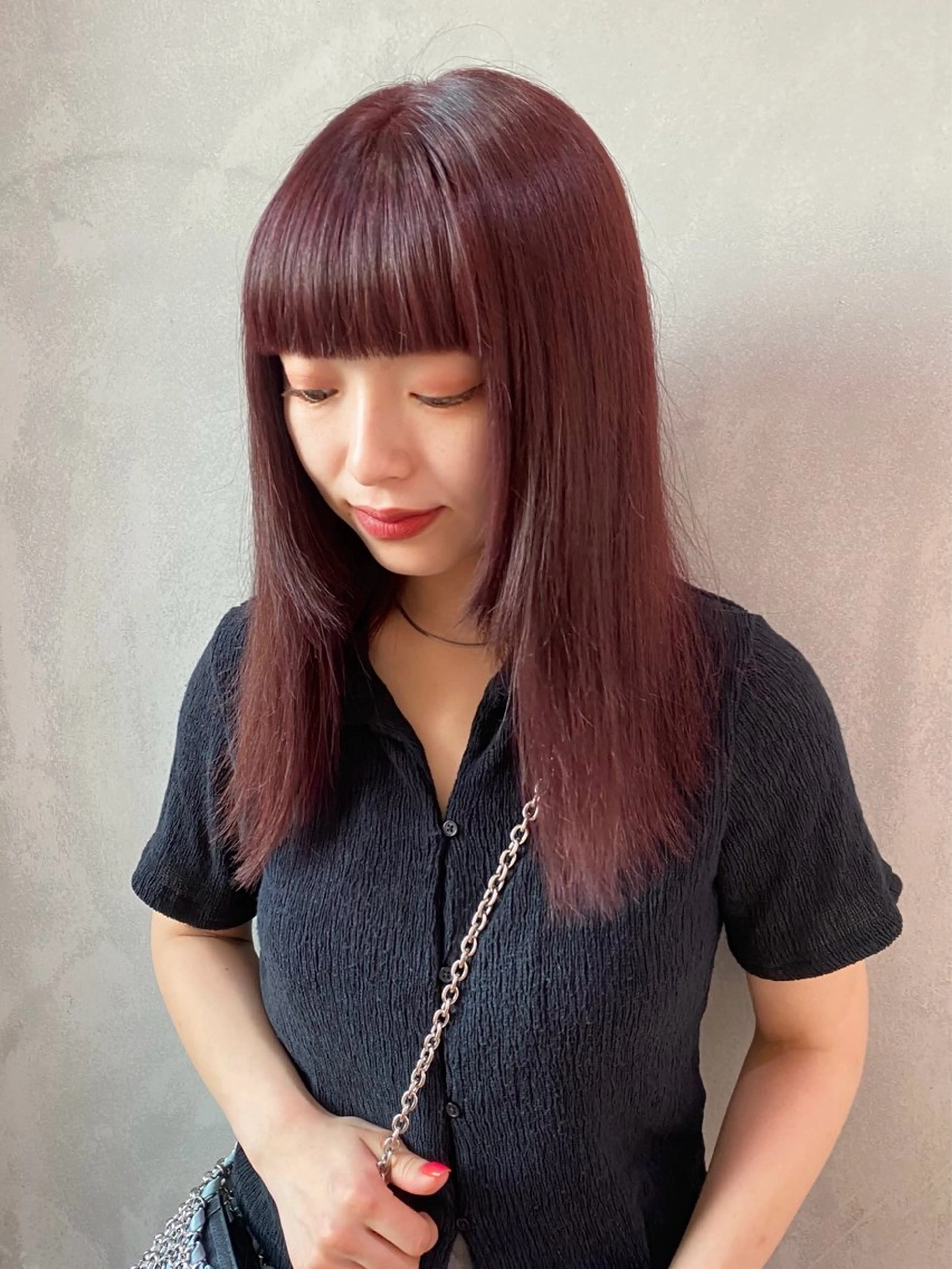 ロング いとう ほのかのヘアスタイル