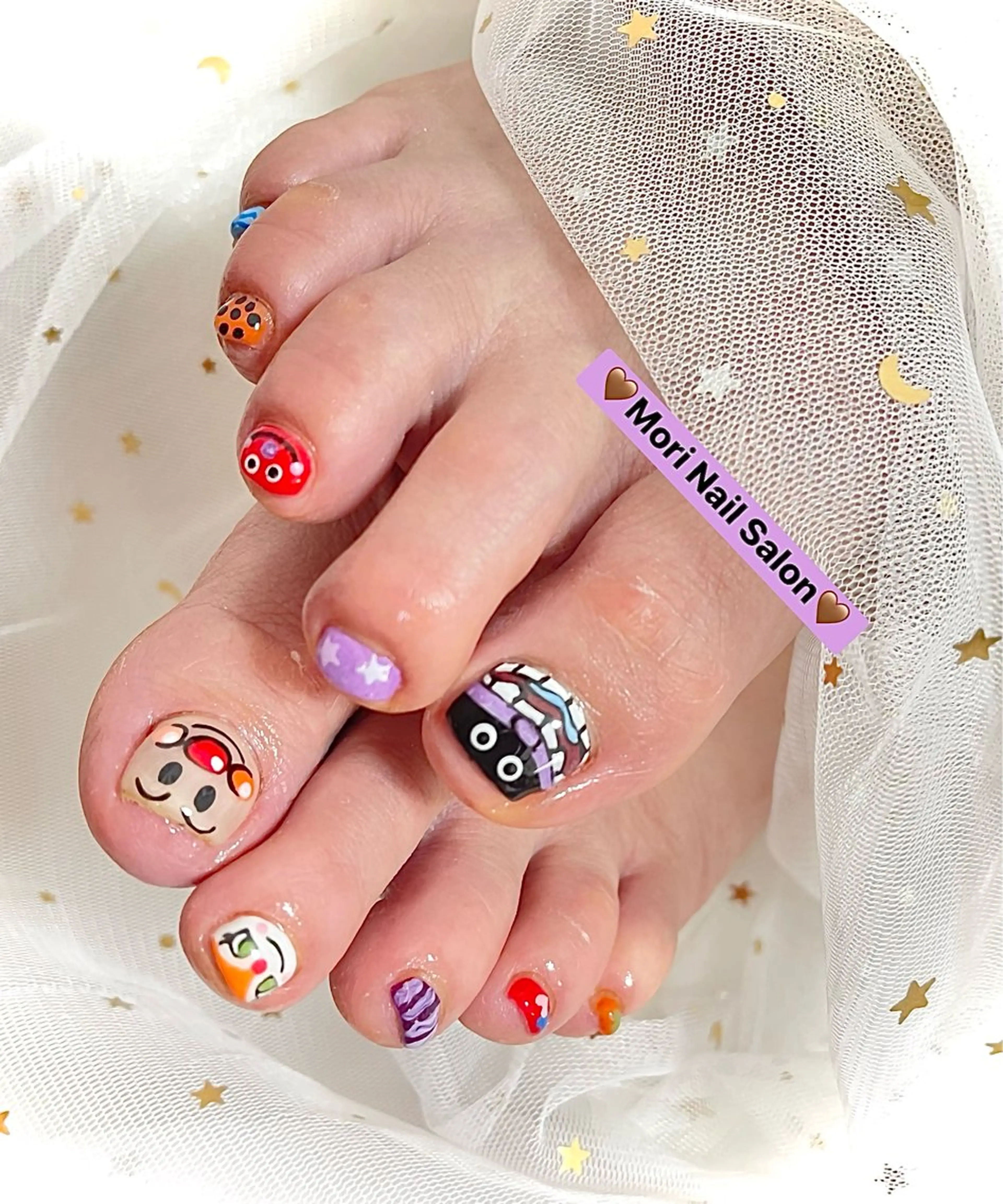 ネイル フットネイル MORI ネイル SALONのネイルデザイン