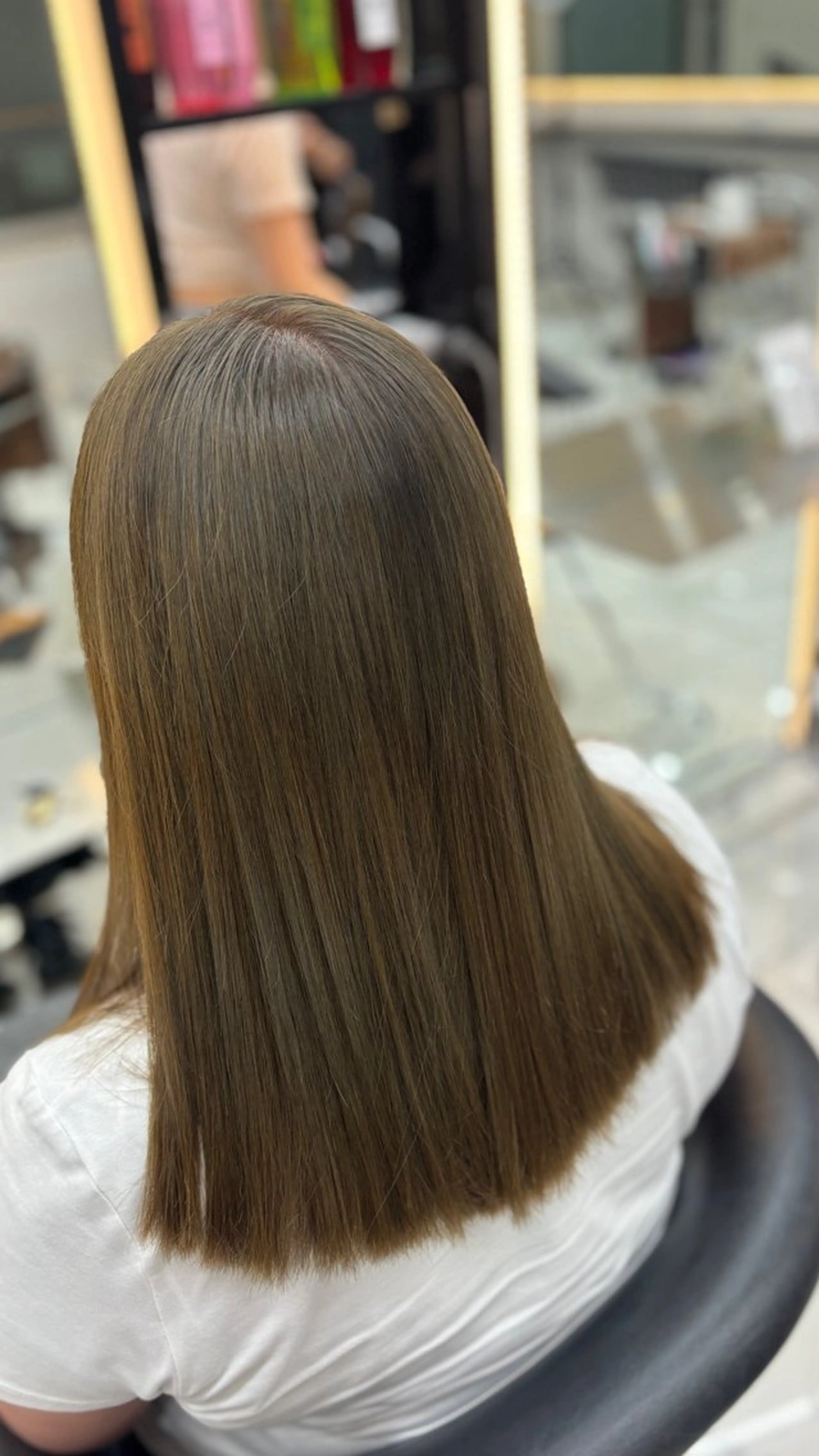 カラー ベージュカラー 透明感カラー オリーブベージュ Lapis渋谷本店 himenaのヘアスタイル