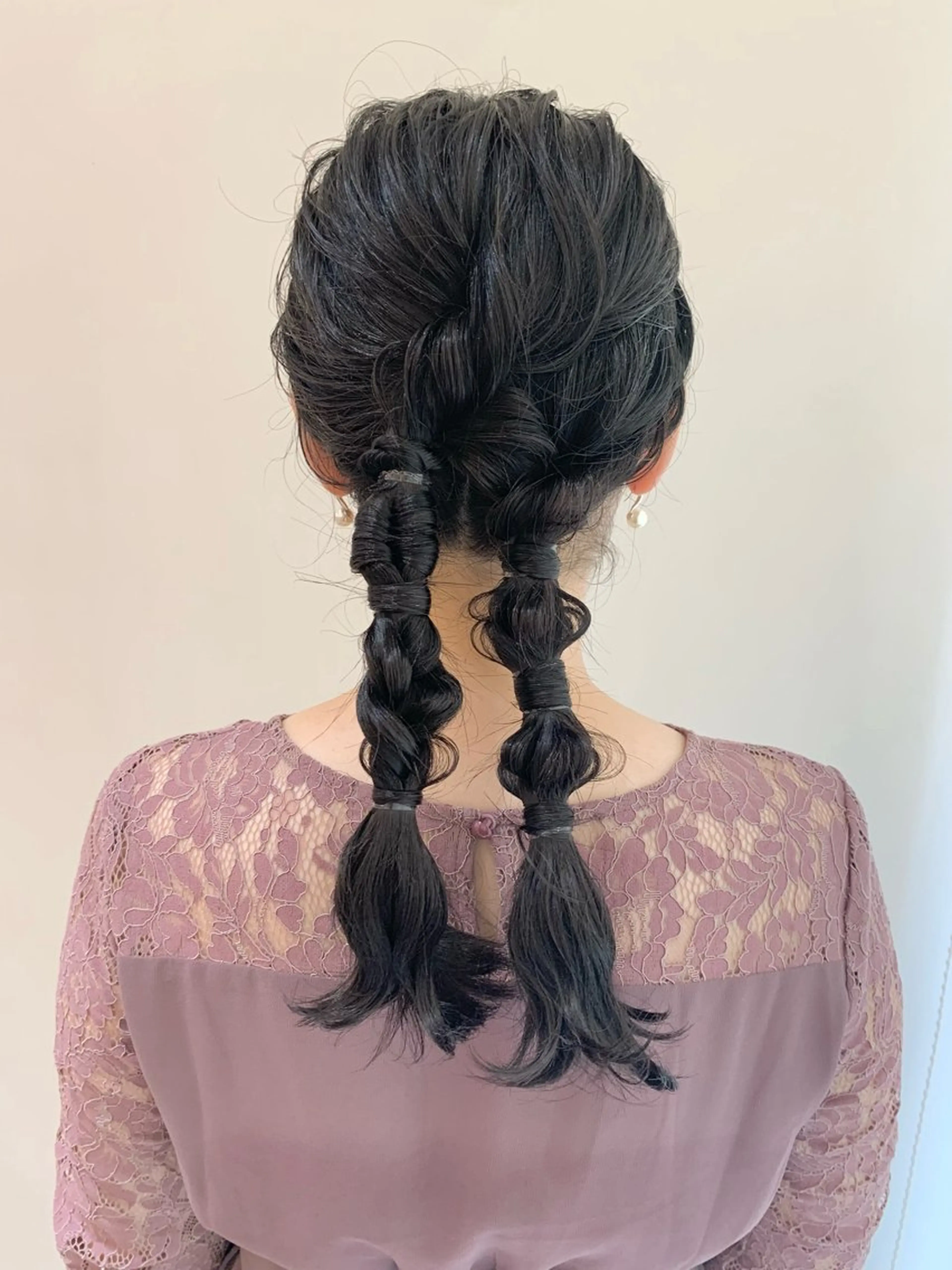 ヘアアレンジ moeka レイヤー /艶カラー/韓国のヘアスタイル