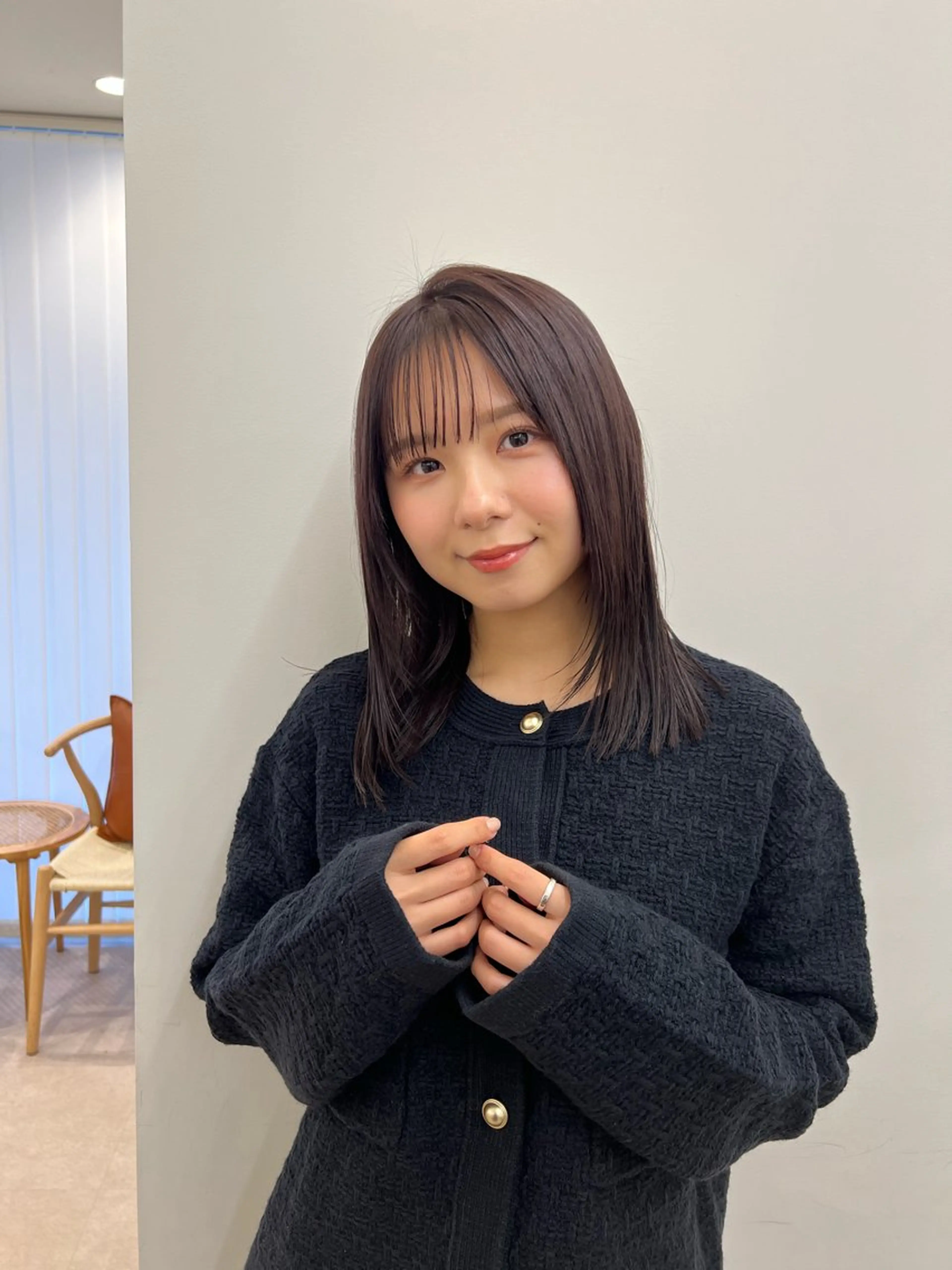 ミディアム ヘッドスパ/縮毛矯正 /横山陸人のヘアスタイル