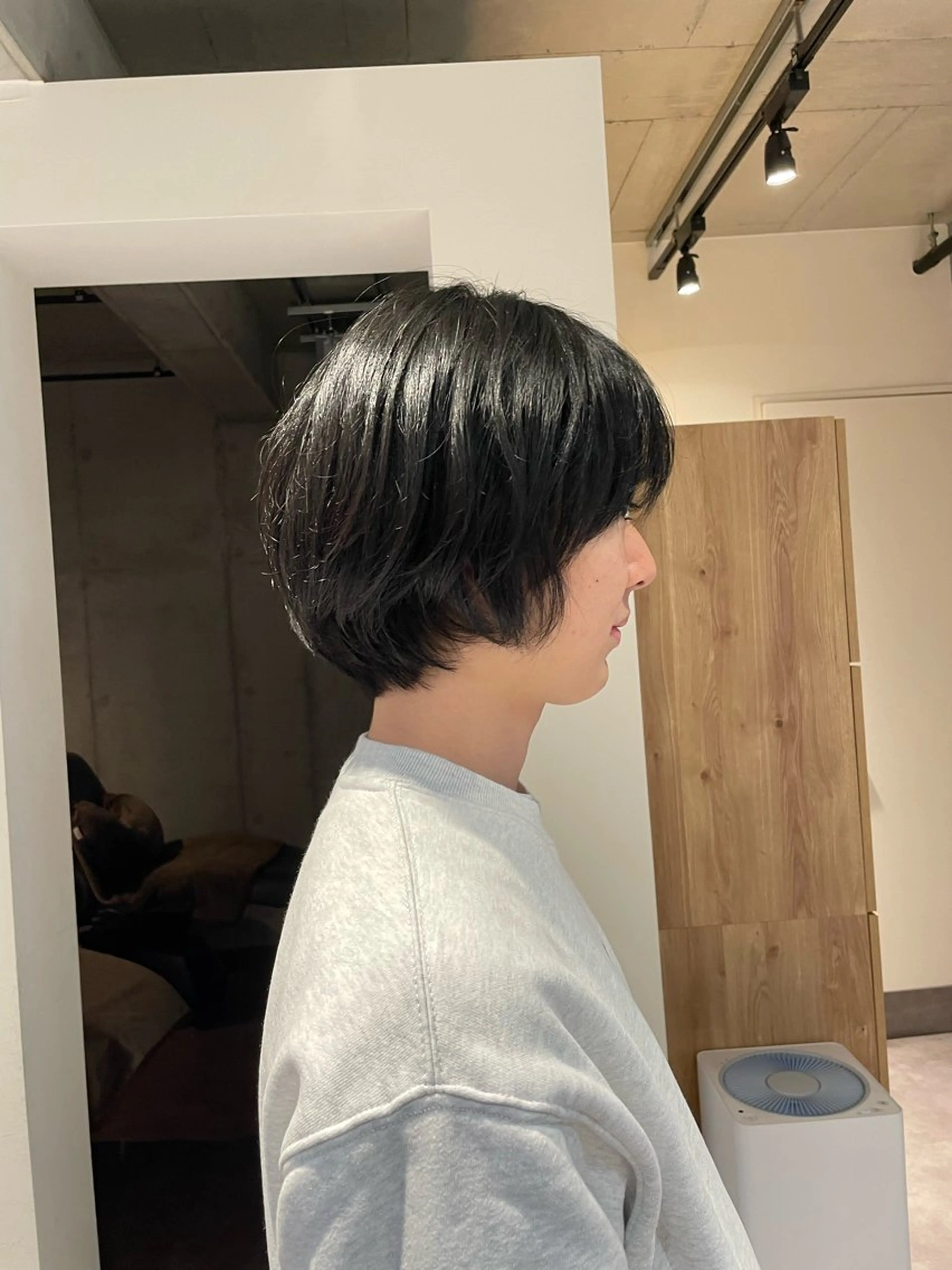 ショート メンズ ボブ 葉月/ボブ/ 透明感カラー／中目黒のヘアスタイル