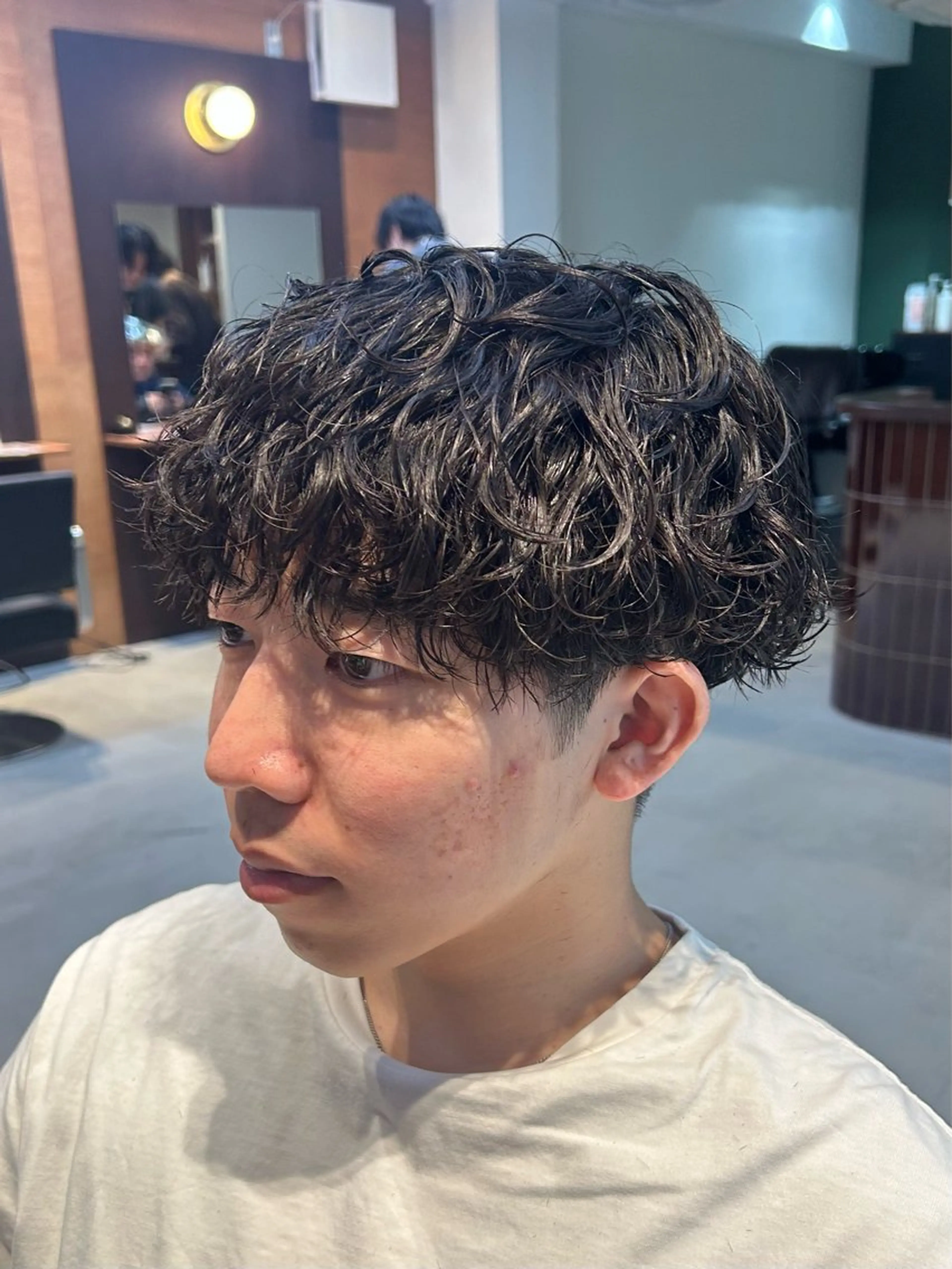 ショート パーマ メンズ メンズパーマ メンズパーマ✨️村越 雄斗のヘアスタイル