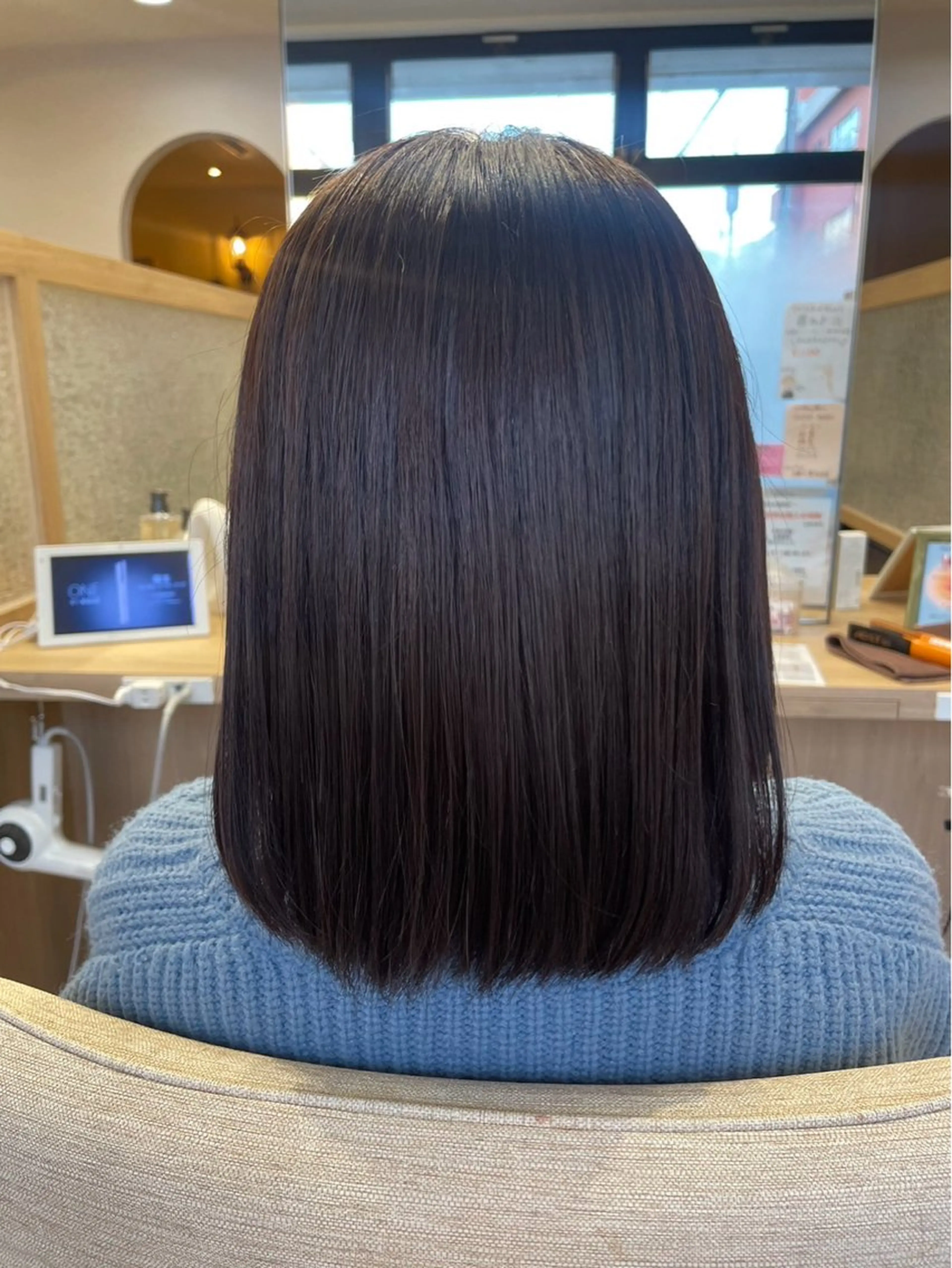 ミディアム ハイトーン/推しカラ ー⛓💜ゆららのヘアスタイル