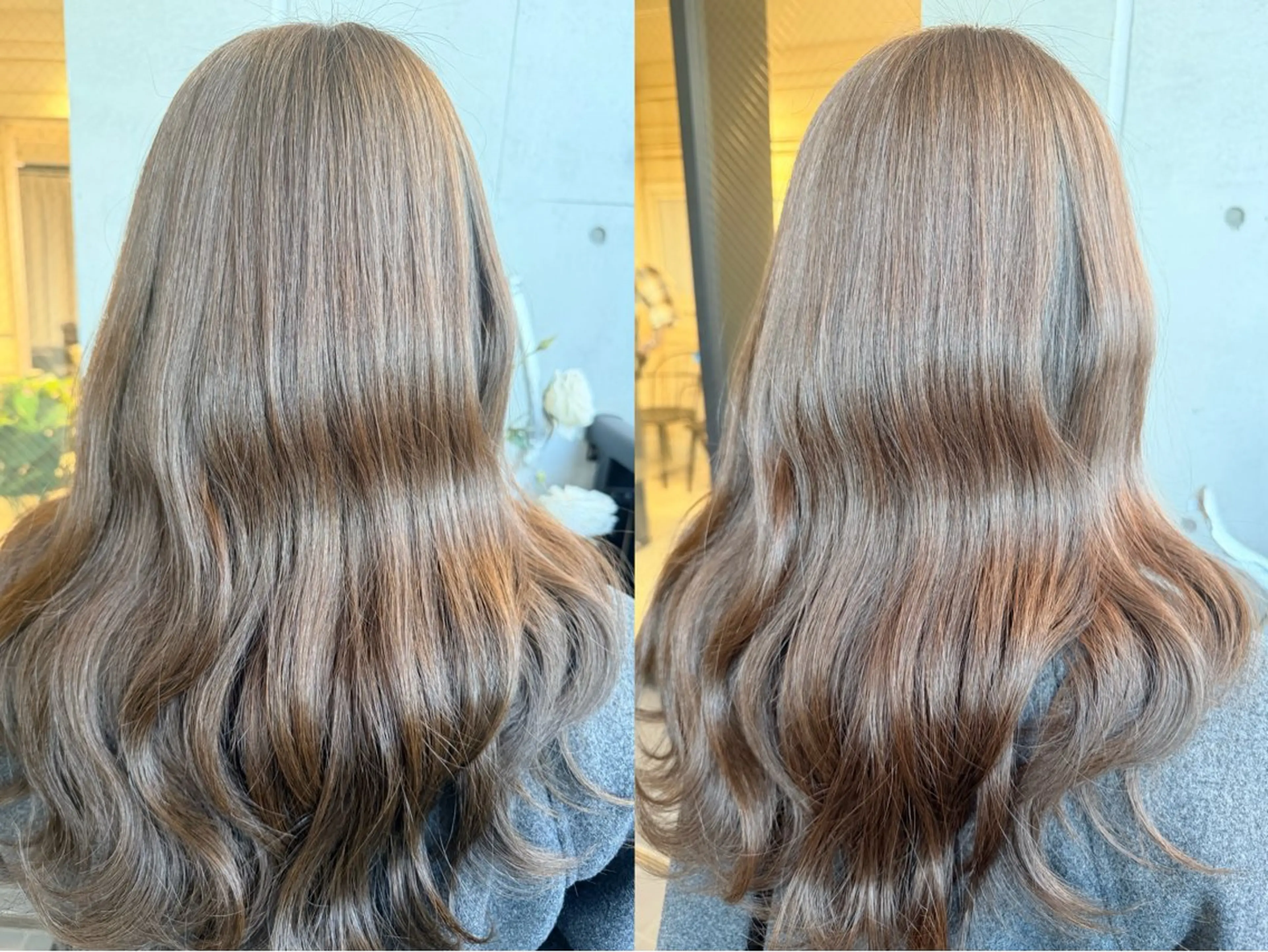 ⭐️【平日限定】⭐️ブリーチ無しダブルカラーダメージを最小限に抑えてなりたい髪色に!!ブリーチの場合別途料金がかかりますの写真