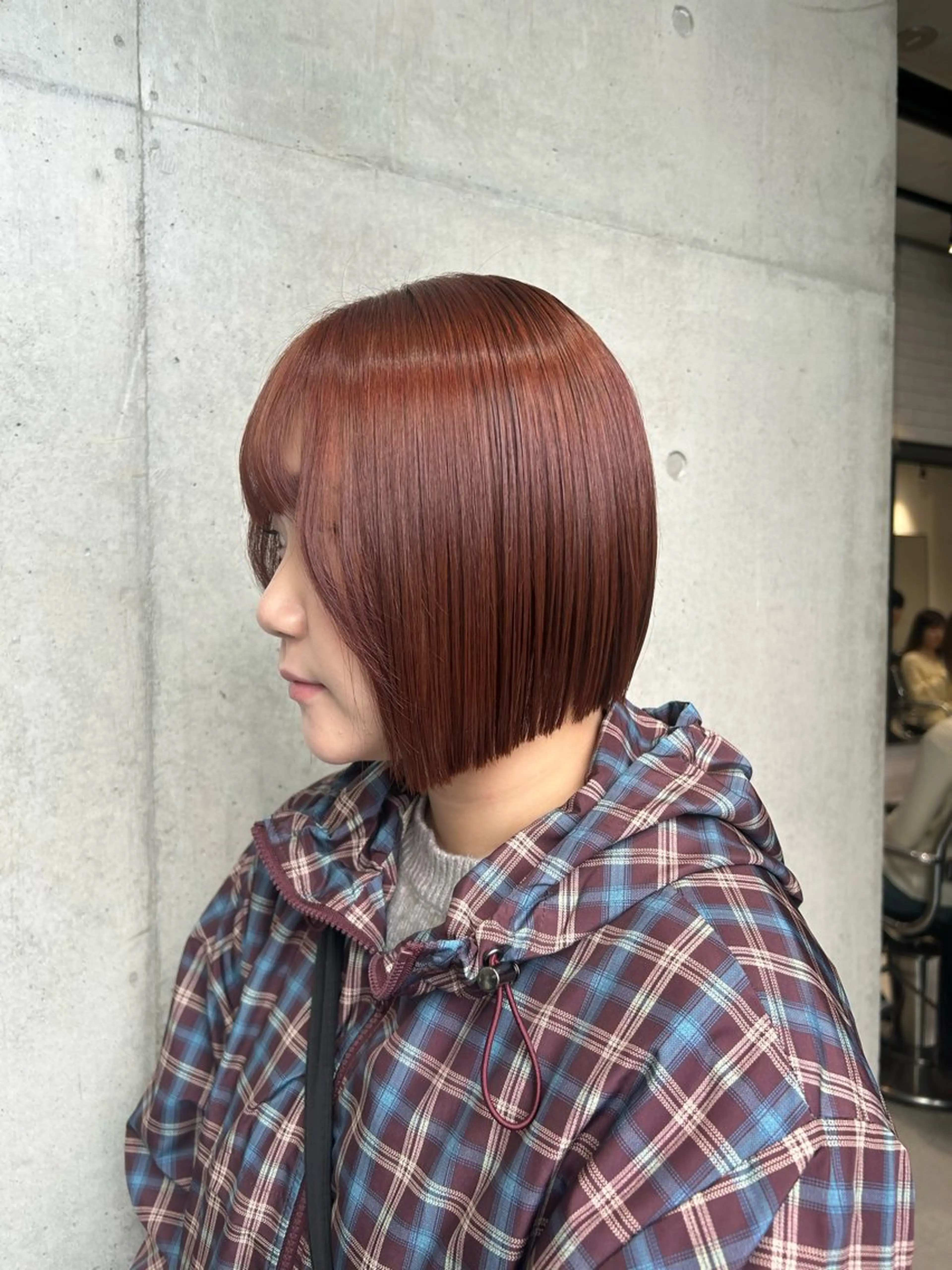 ショート カラー ヘアアレンジ カット ヘアカラー トリートメント ボブ艶モテカラー🫧 カリンのヘアスタイル