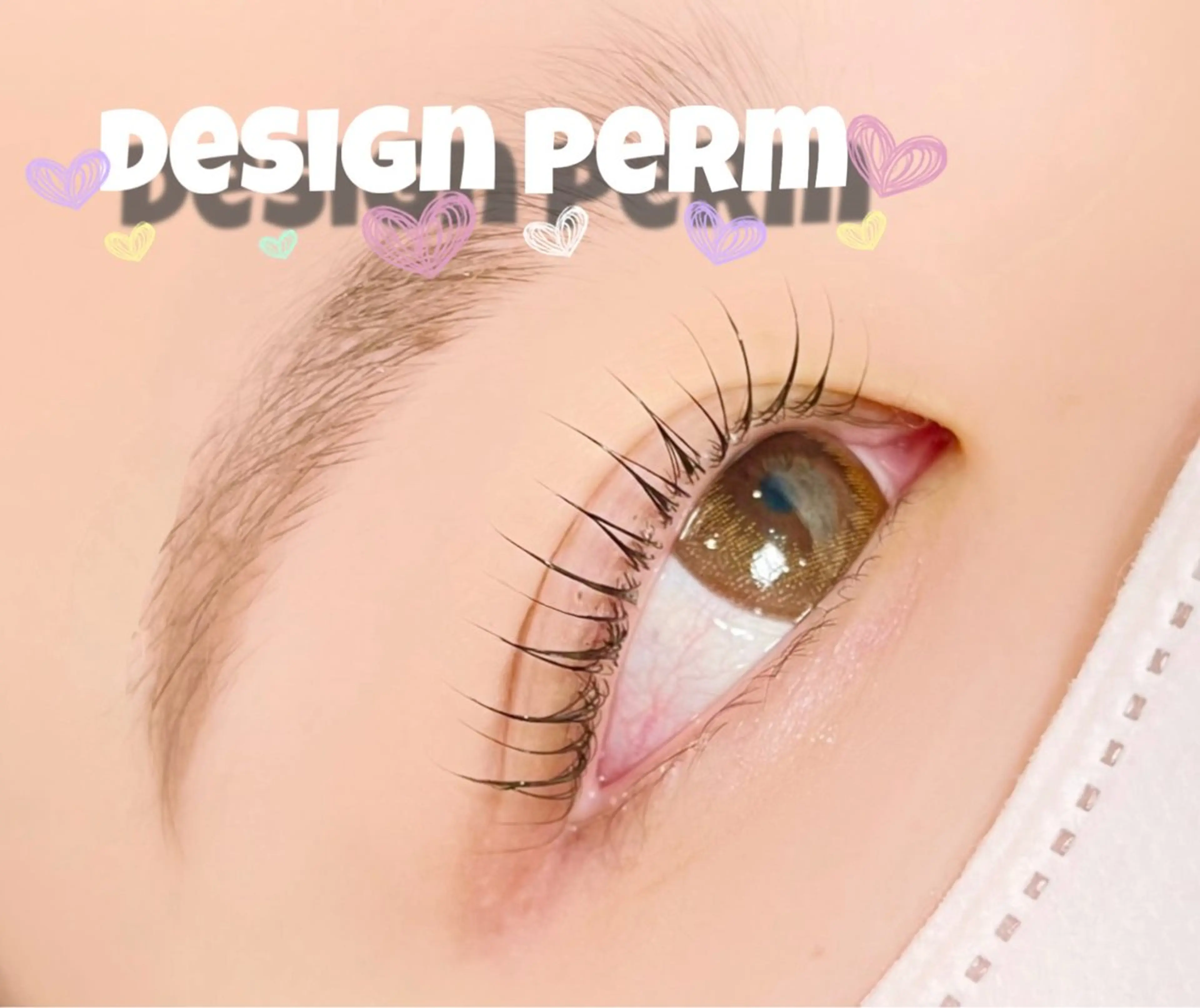 イベントに向けて💐 デザインまつげパーマ【期間限定アイシャンプー付き】🧡の写真