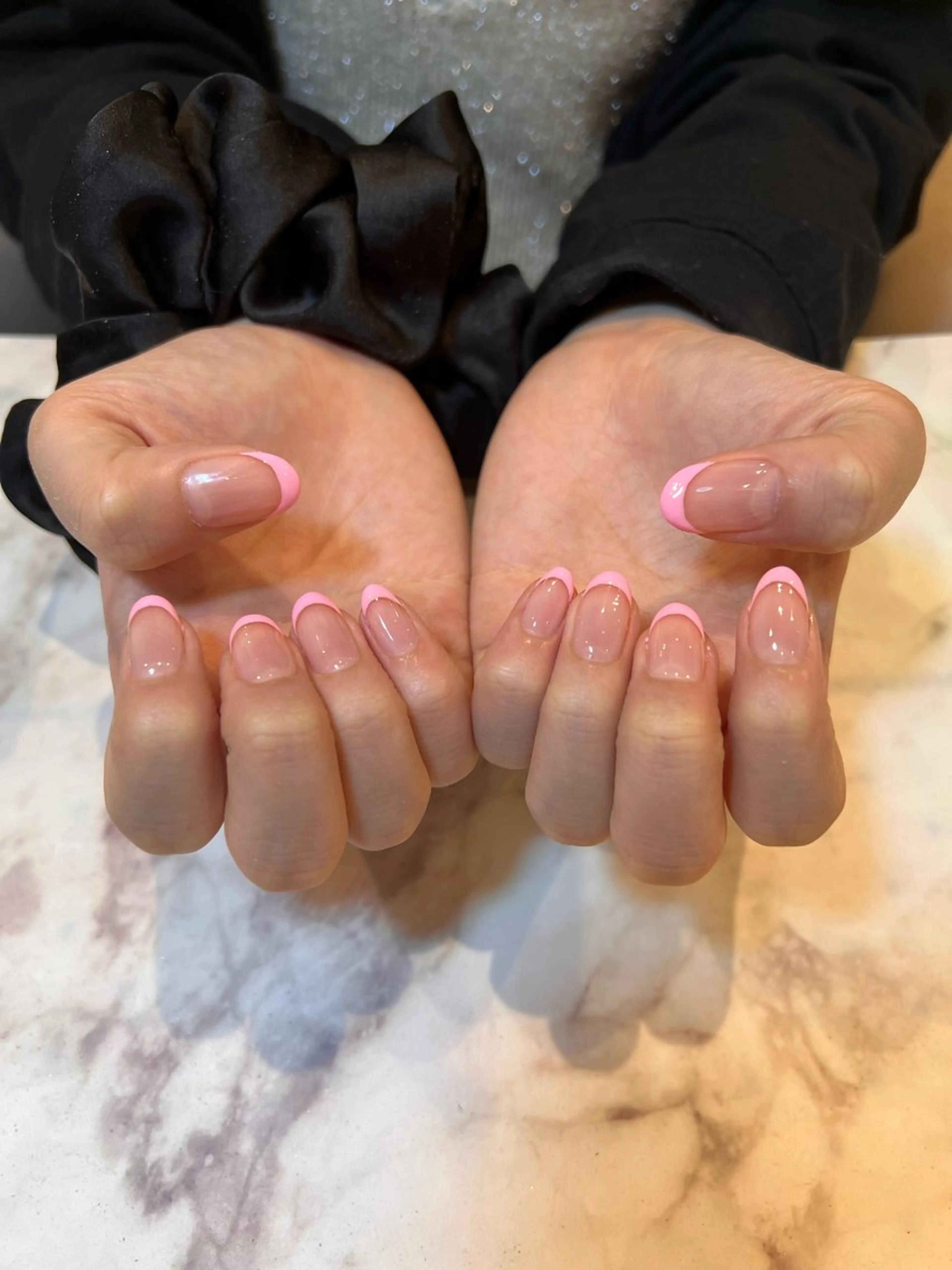 ネイル フレンチネイル ハンドネイル KANOネイリスト/ UNELMA天神のネイルデザイン