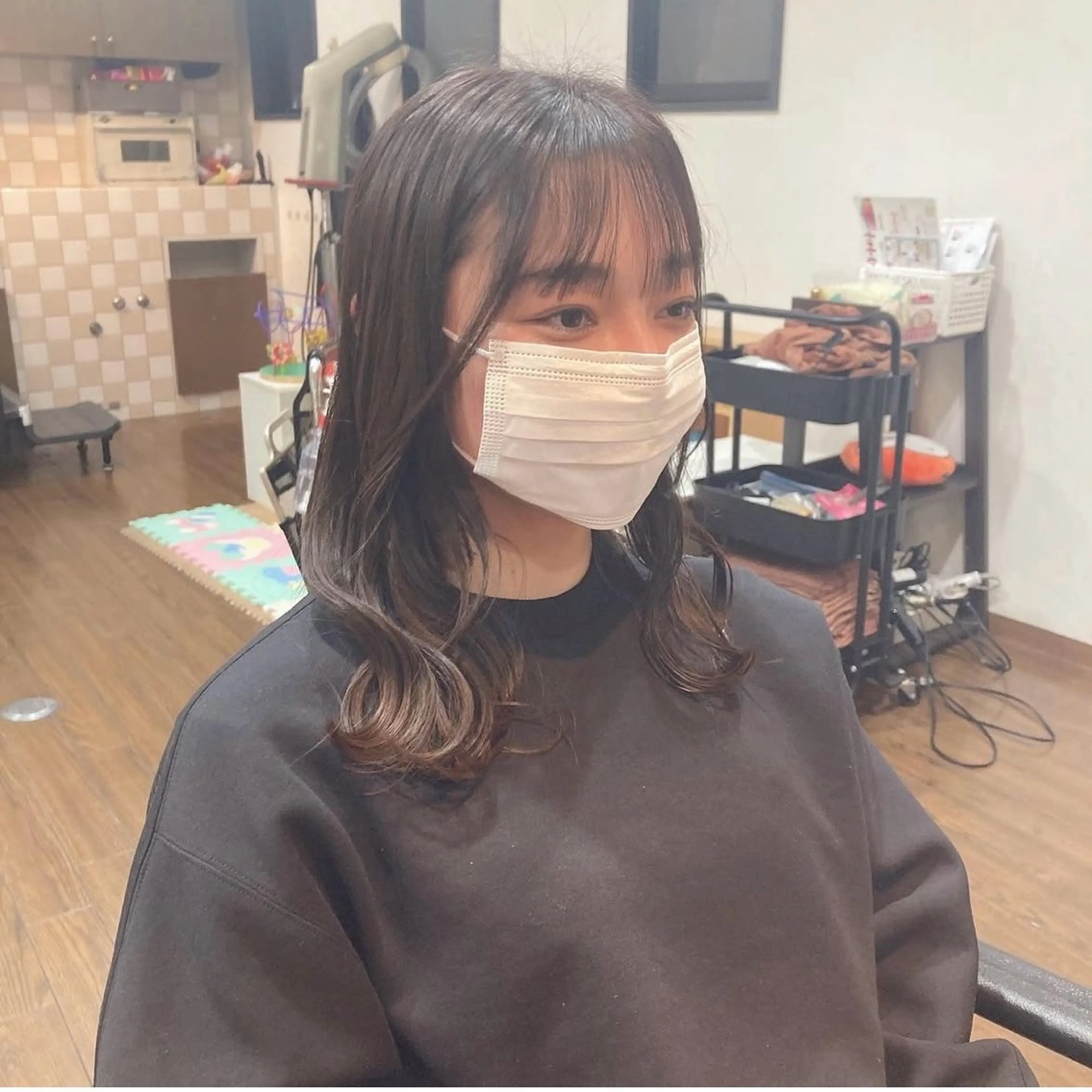 ロング カット ヘアカラー トリートメント MOLLASALON 浅香山店所属・髪質改善カラー 縮毛矯正🤍辻桃加のヘアスタイル