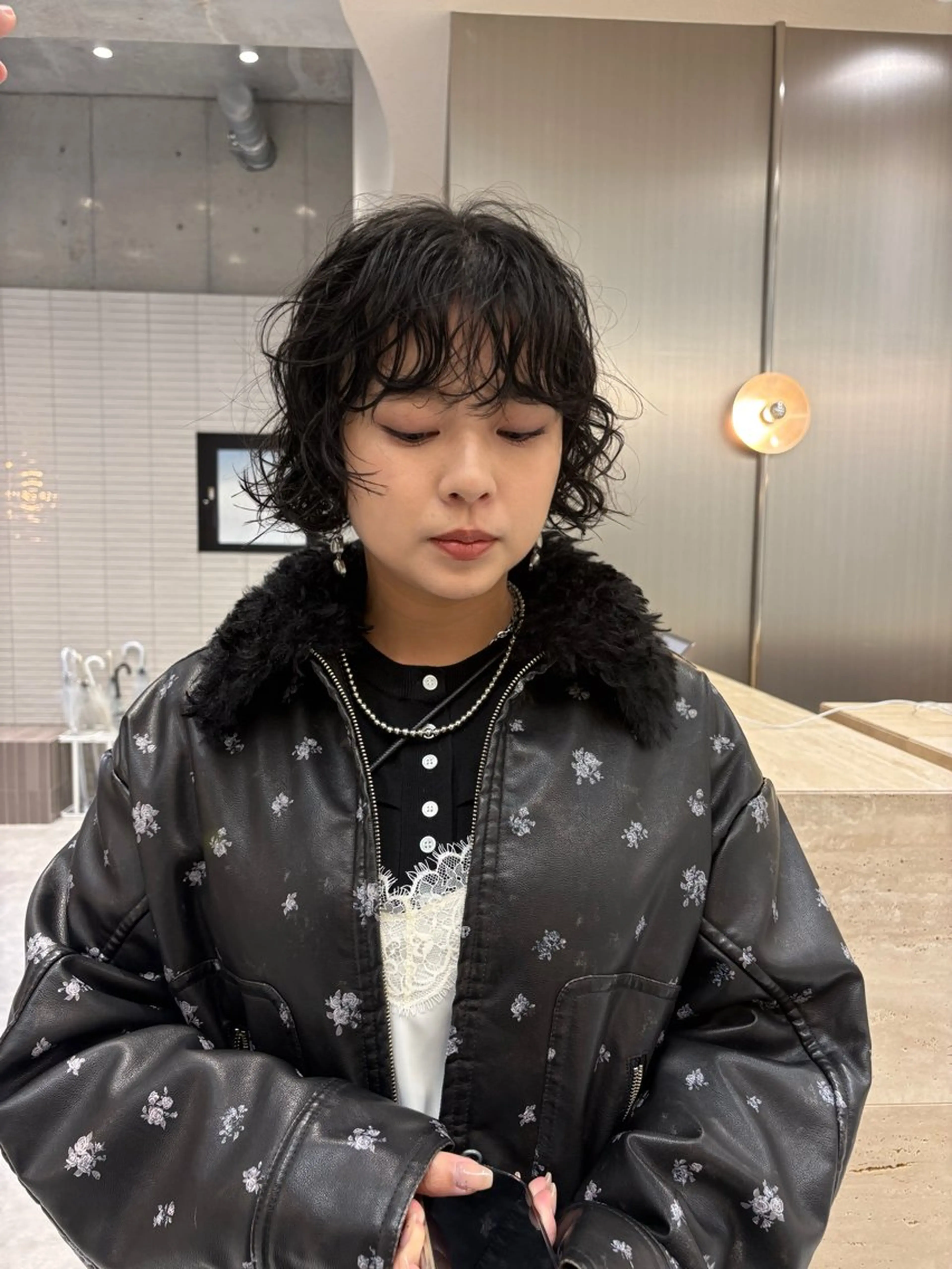 ショート パーマ カット パーマ トリートメント 吉武 茂暉のヘアスタイル