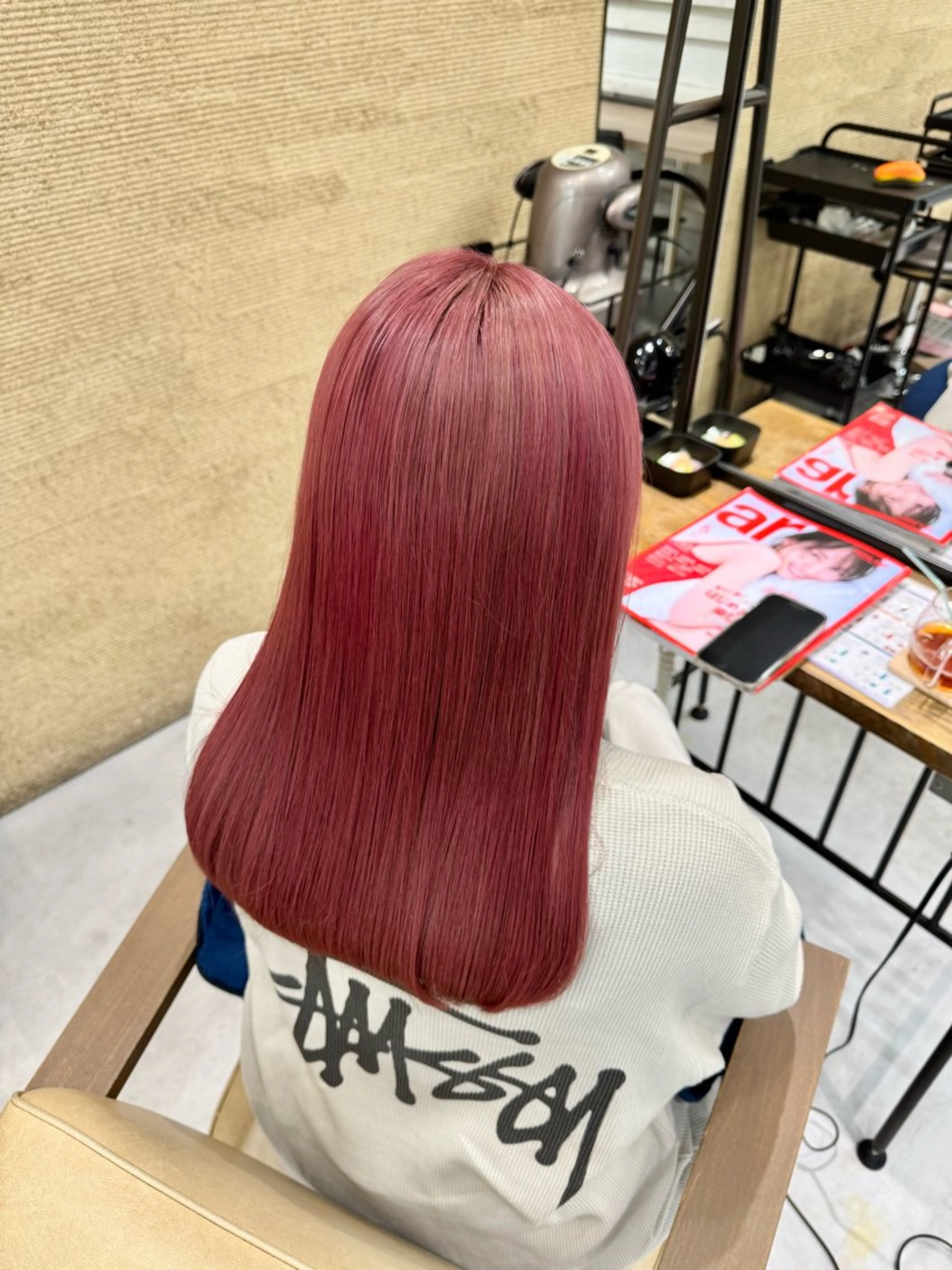 ロング カラー ブリーチなしwカラー /艶カラー/oukaのヘアスタイル