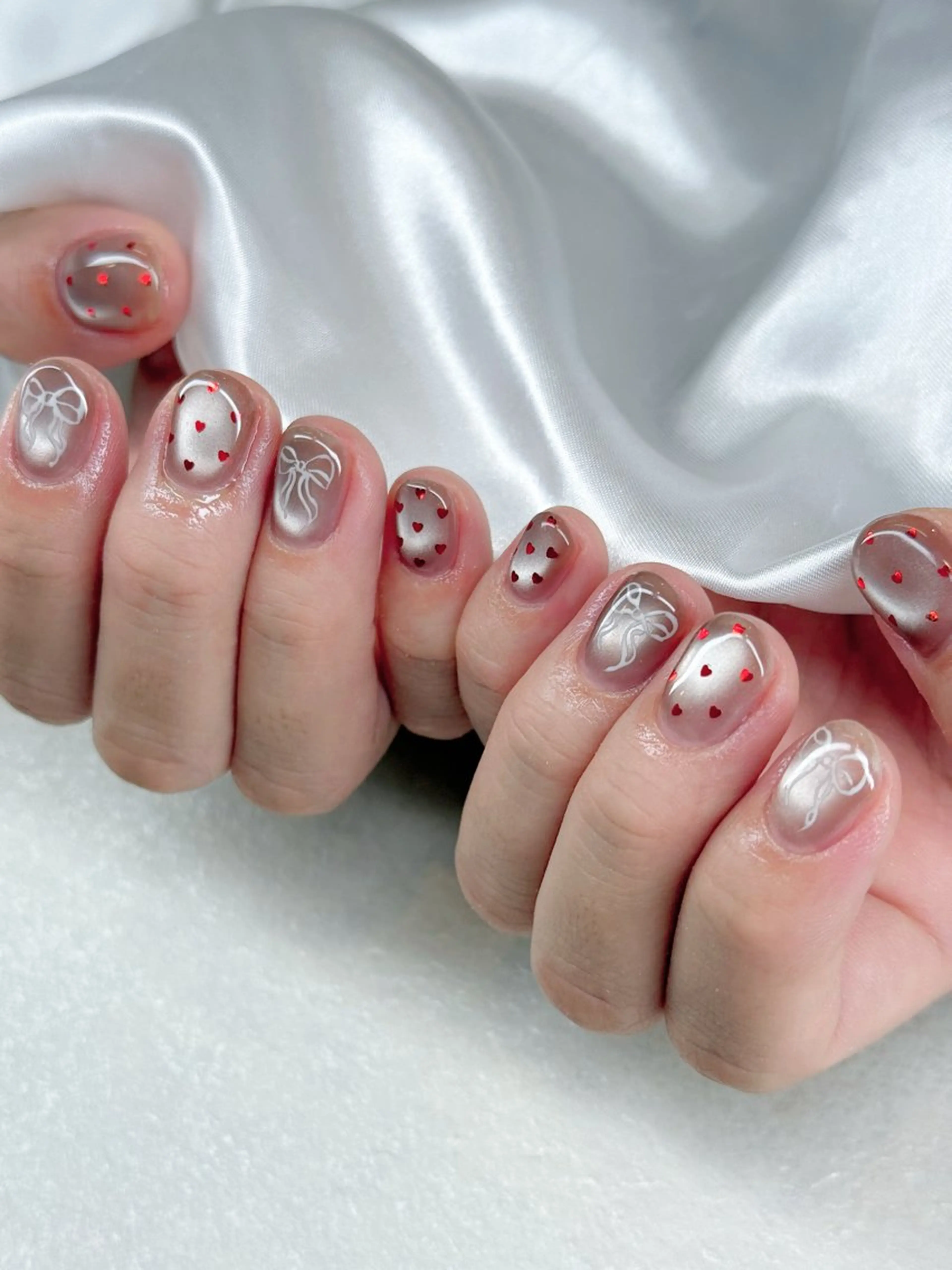 ネイル ハンドネイル Agate miku🎀‧₊のネイルデザイン