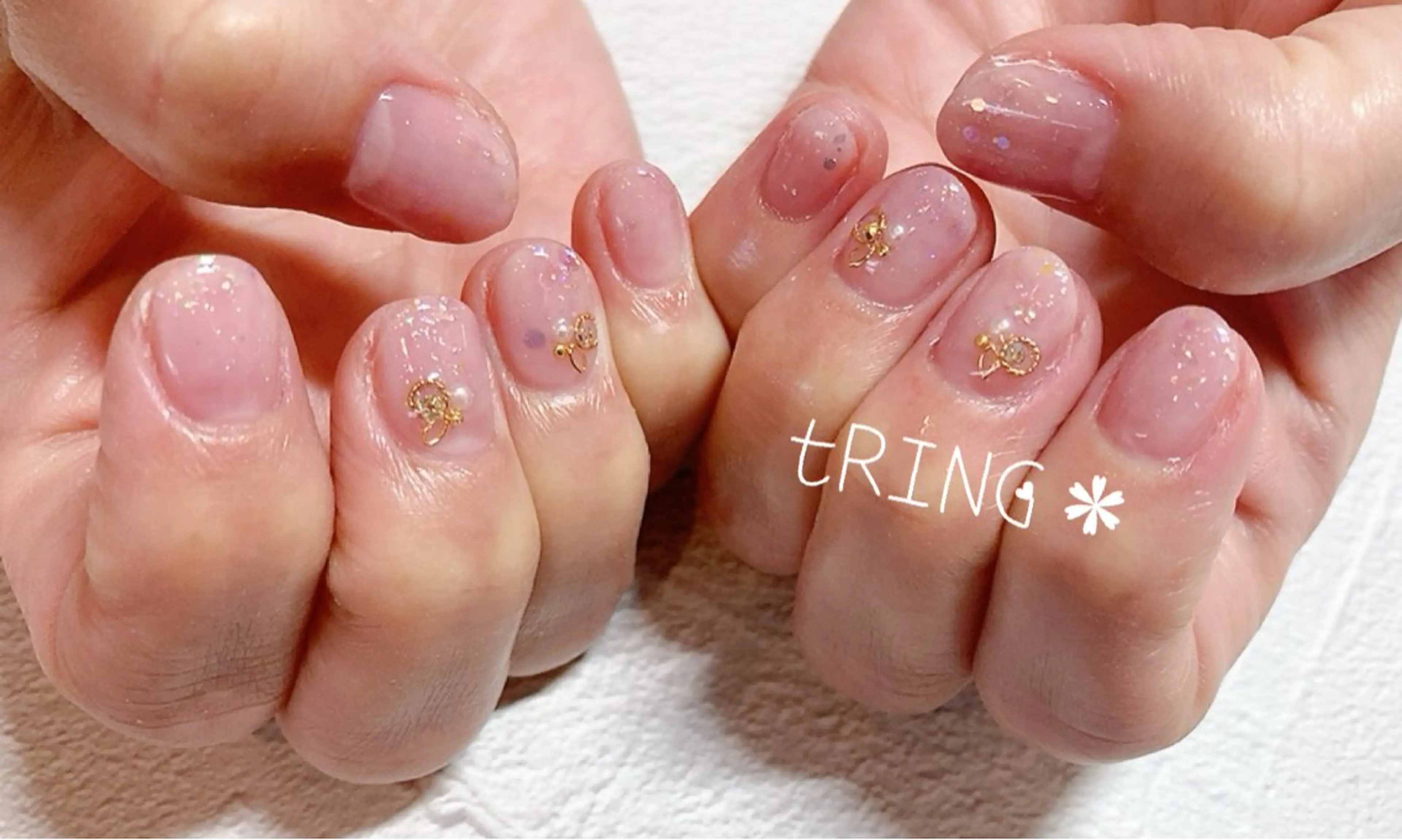 ネイル ハンドネイル tRING＊ しいの木台のネイルデザイン