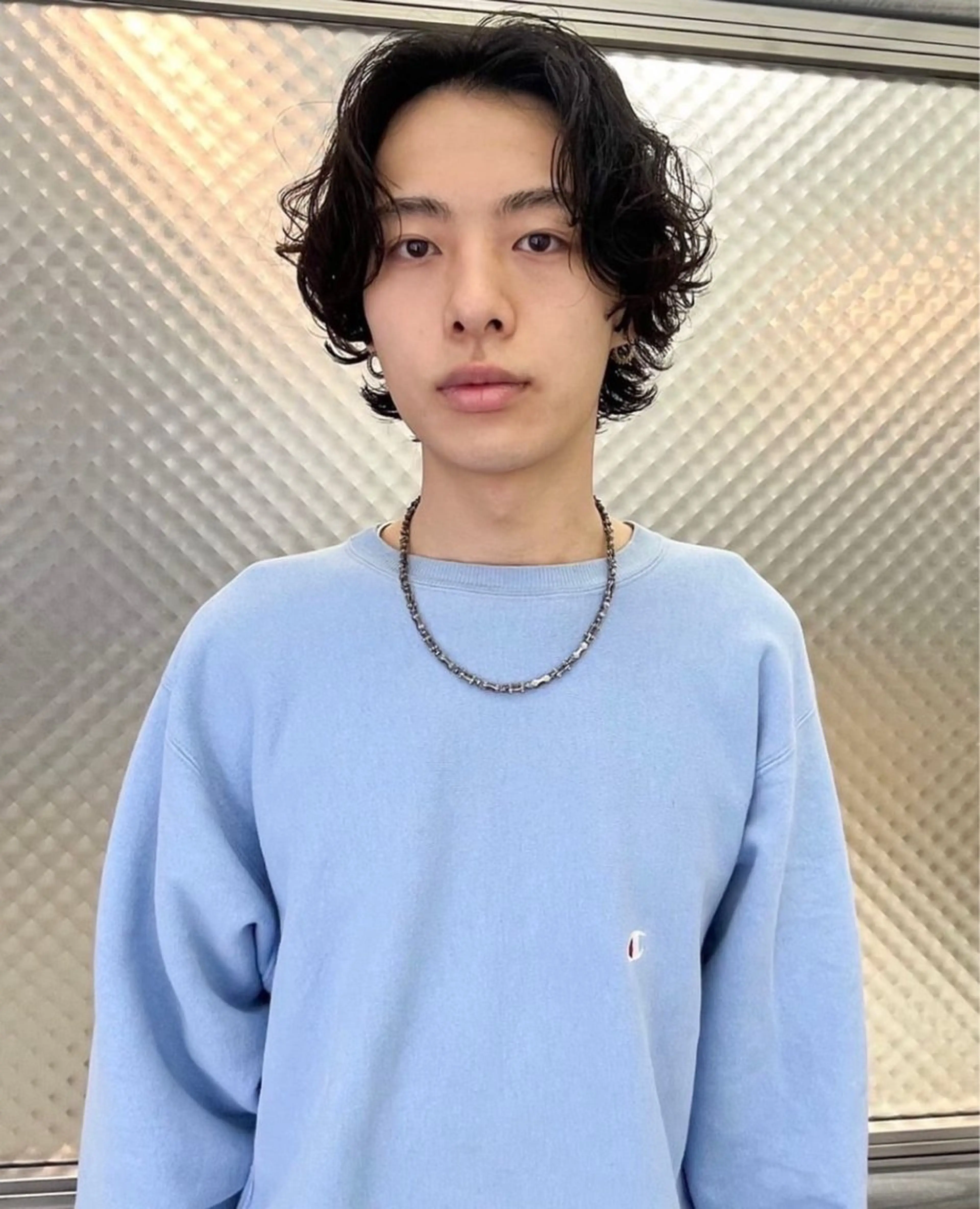 ショート パーマ メンズ カット パーマ 鈴木 隼人のヘアスタイル