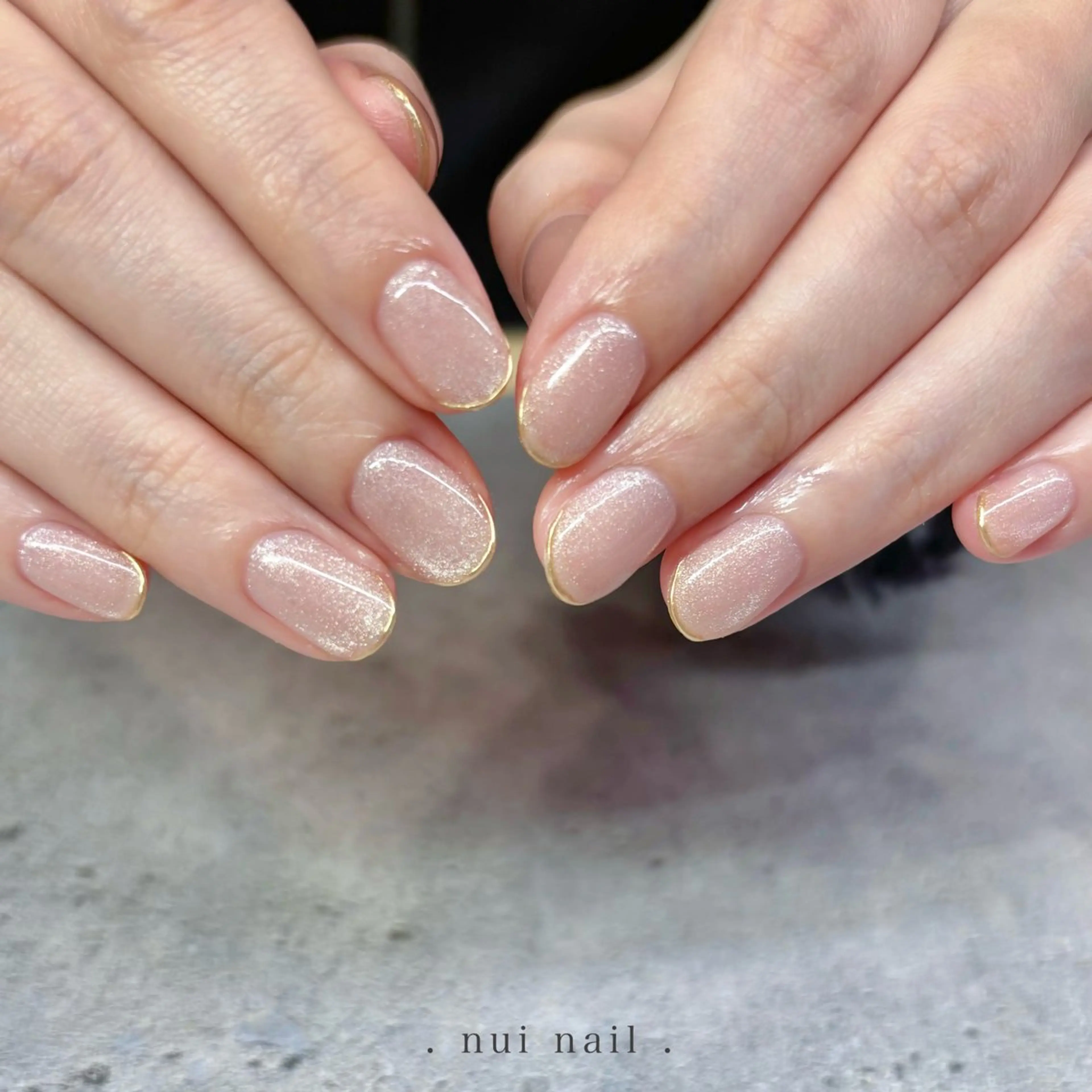 ネイル ミラーネイル ハンドネイル nui nailのネイルデザイン