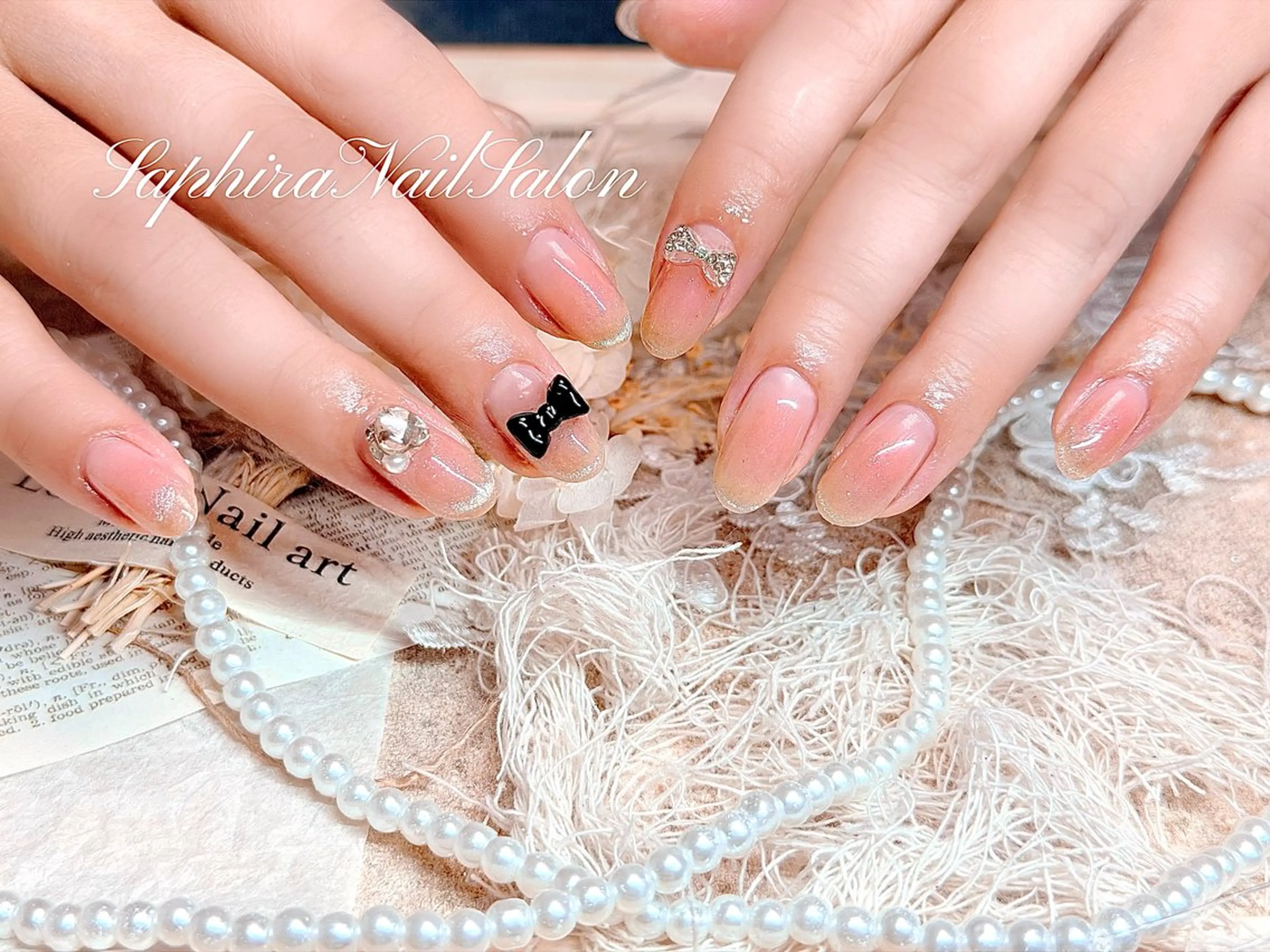 カラー ハンドネイル Saphiraネイル サロン錦糸町のネイルデザイン
