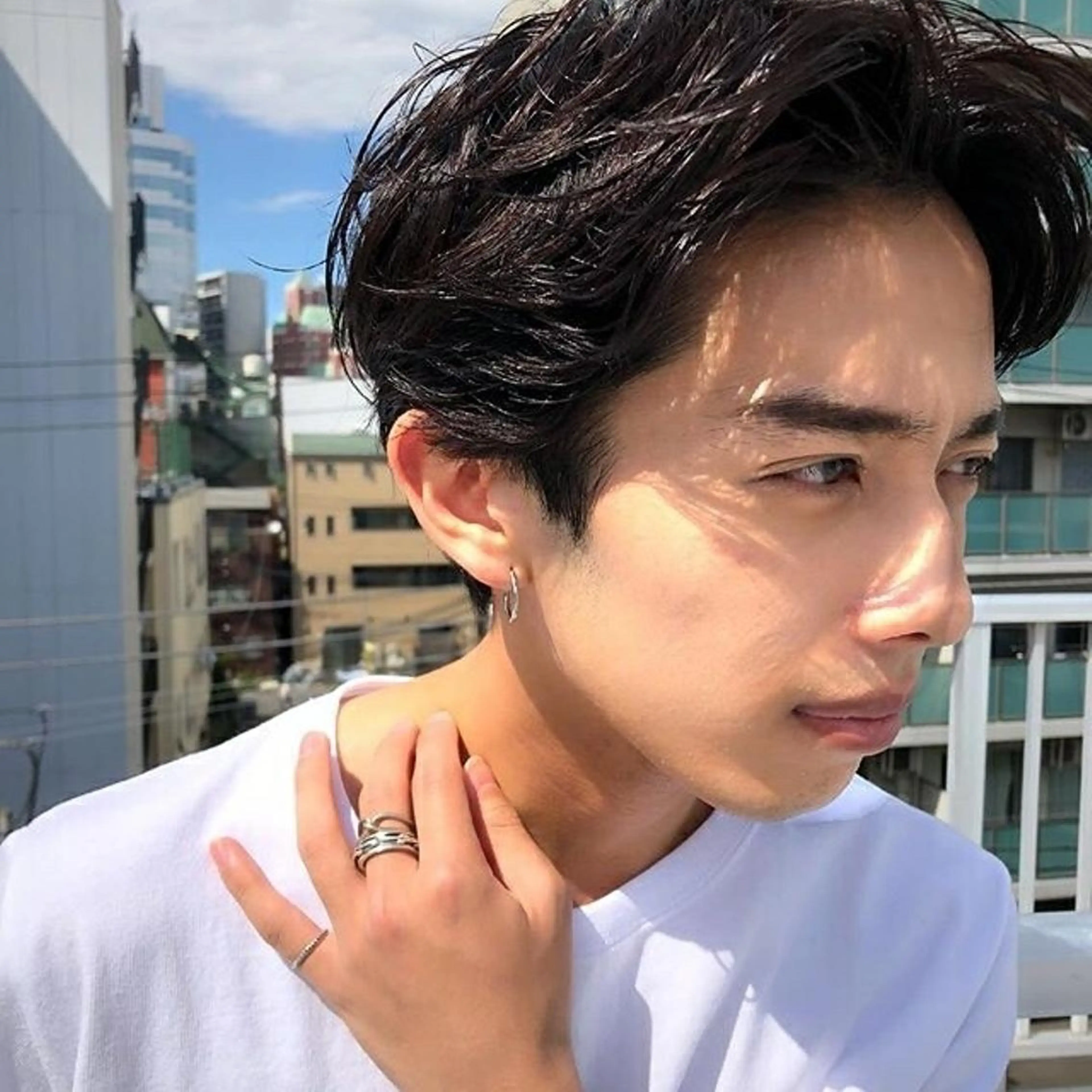 🔹mens限定🔹カット+水コスメパーマ+眉カット+炭酸シャンプー_¥10450の写真