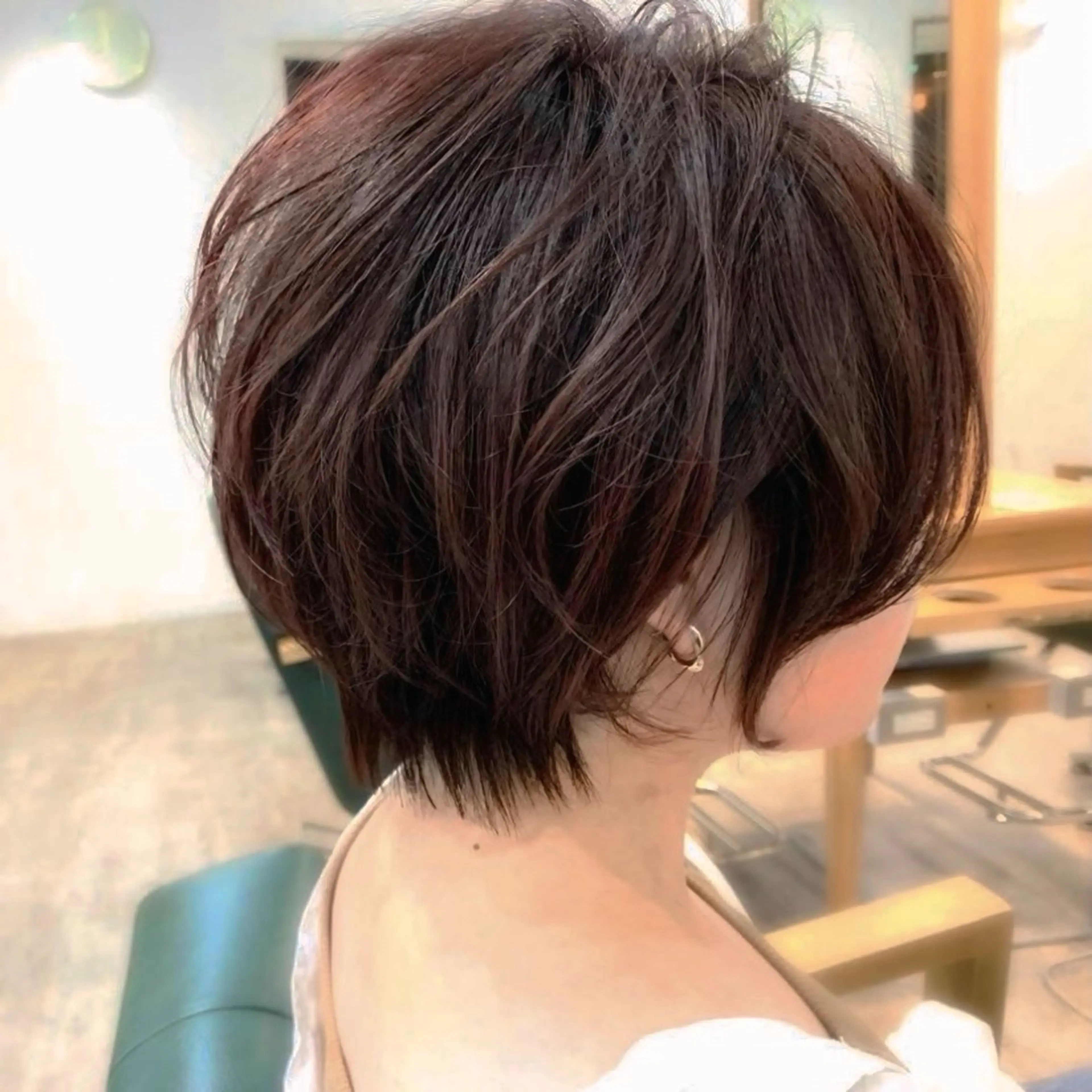ショート カラー カット ヘアカラー トリートメント 前田 健太のヘアスタイル