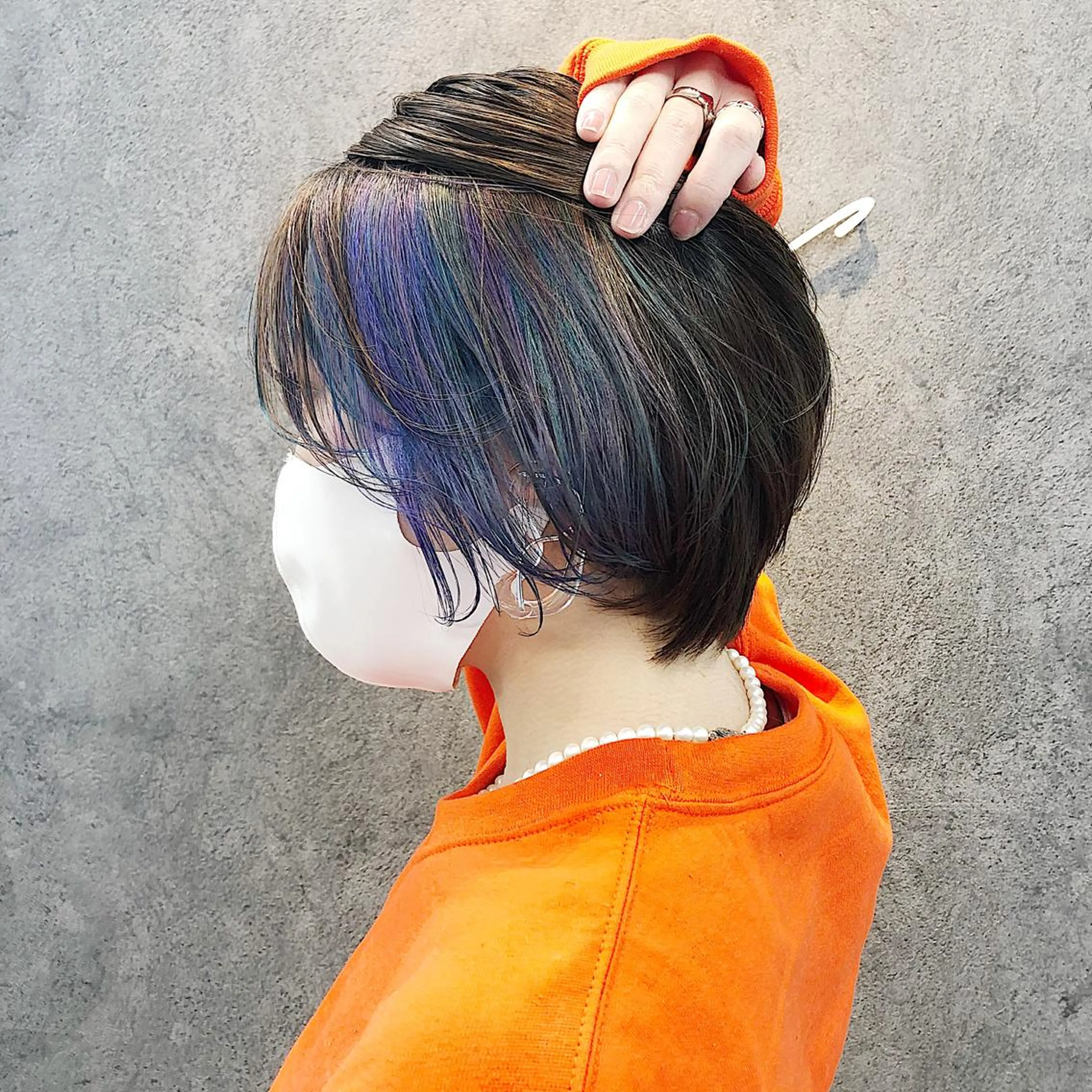 ショート カット ヘアカラー トリートメント 所渉/韓国レイヤー /ウルフカットのヘアスタイル