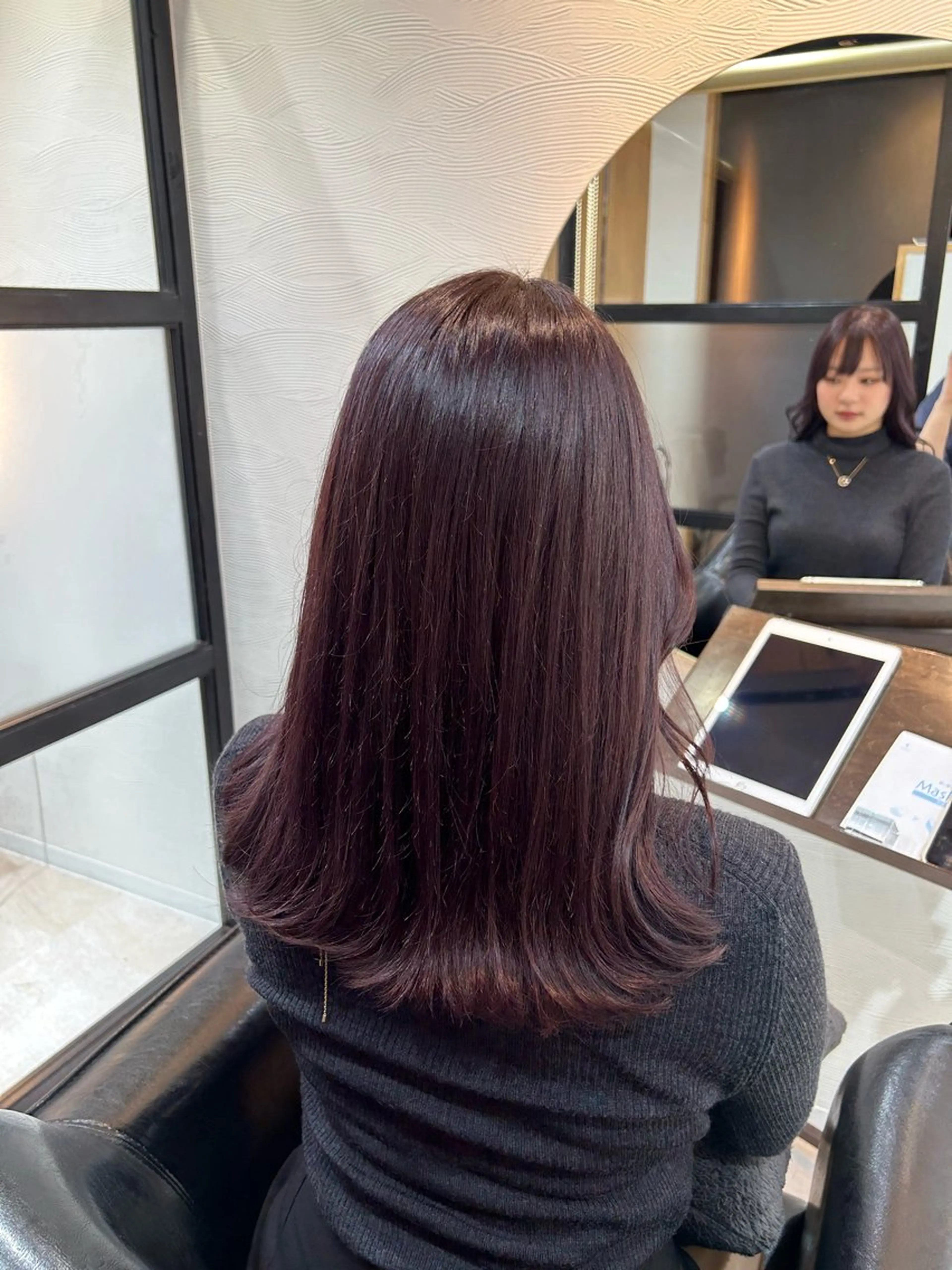 セミロング カラー 🤍透明感/韓国風 🤍サクラギヒトミのヘアスタイル