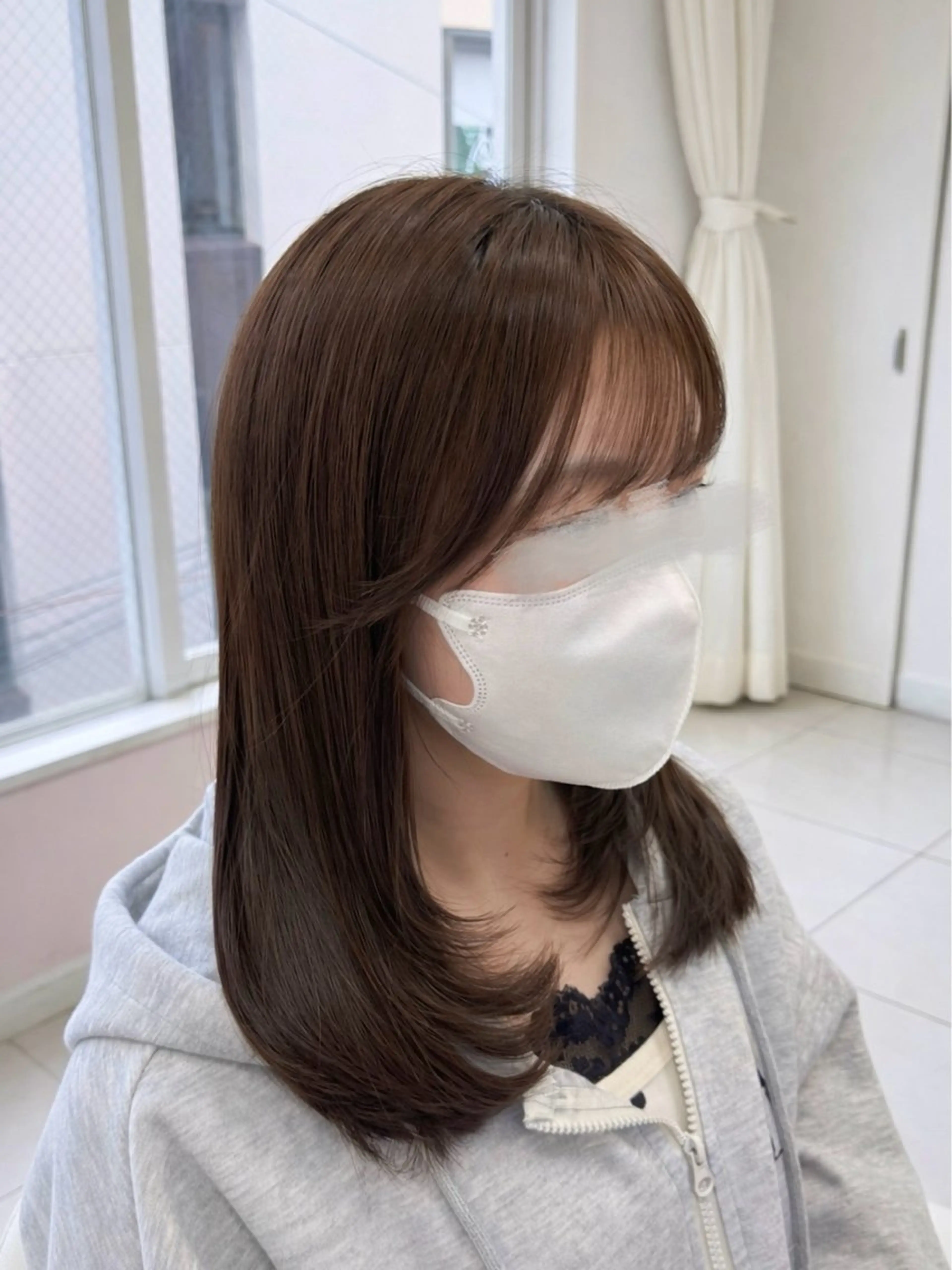 カット+カラー+トリートメント🩵の写真