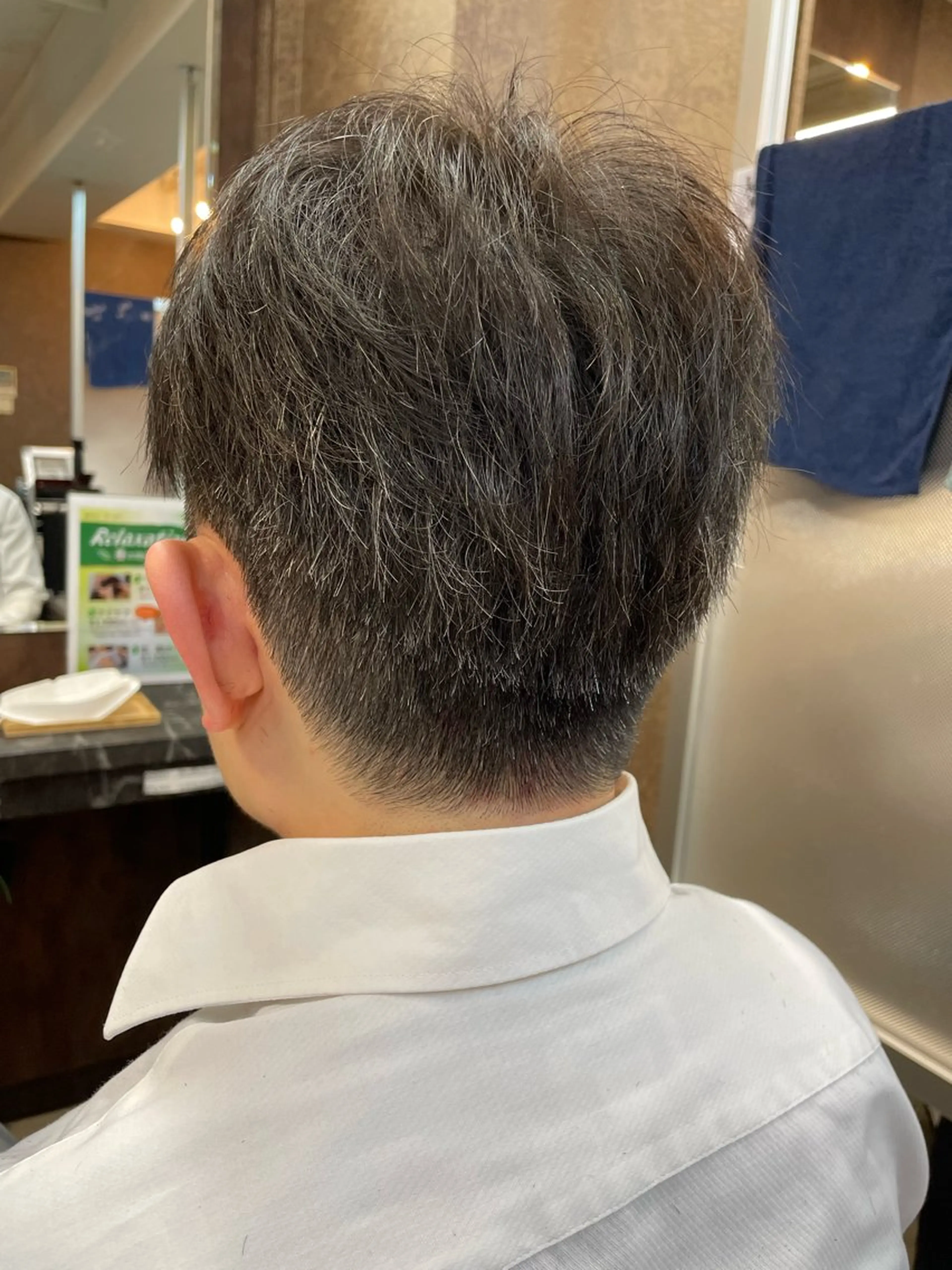 ショート メンズ メンズパーマ特化 カバヤマ　リョウのヘアスタイル