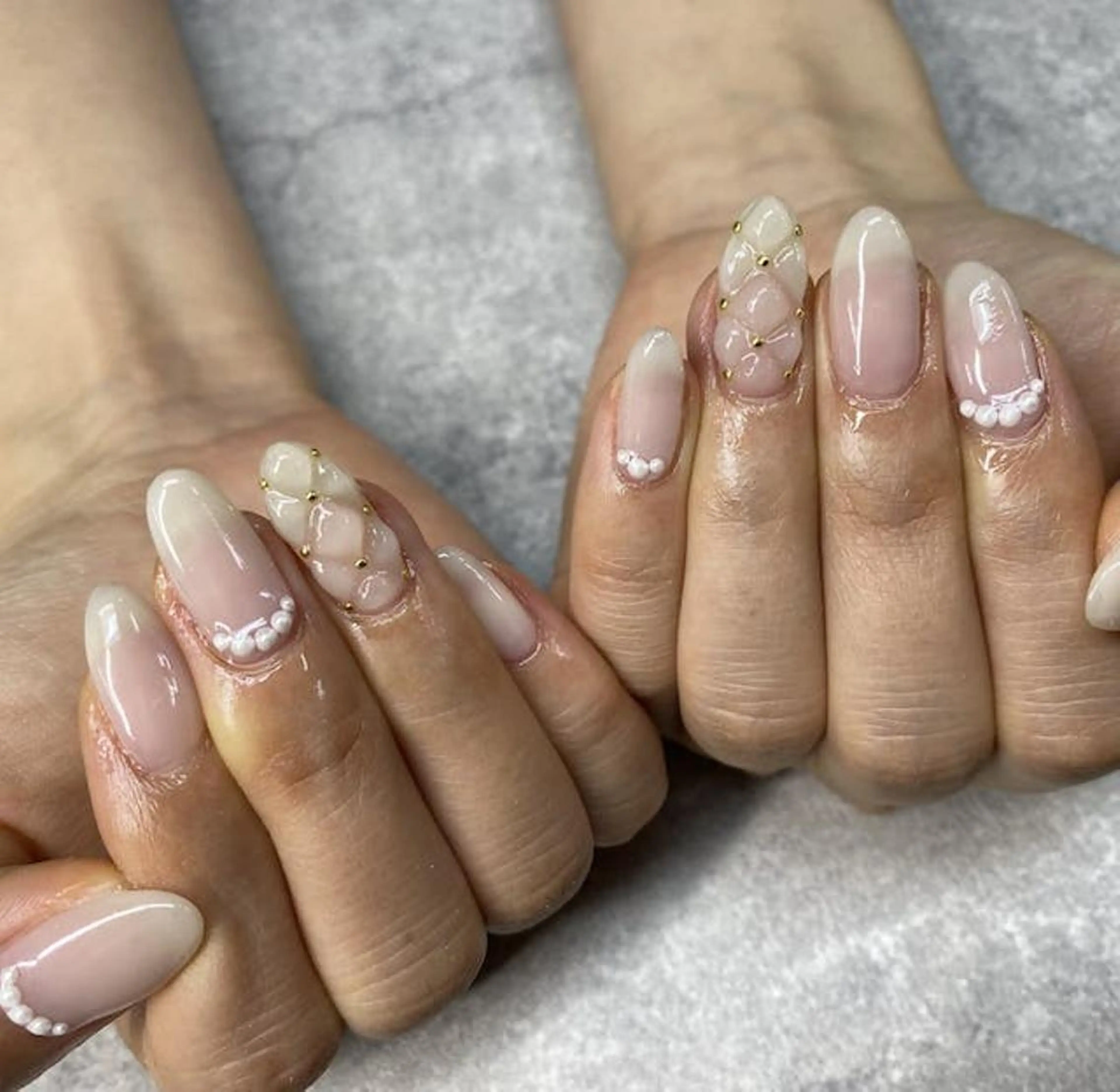 ネイル フットネイル フレンチネイル グラデーション キラキラネイル 韓国ネイル ハンドネイル ハンドケア FASTNAIL PLUS 新宿店のネイルデザイン