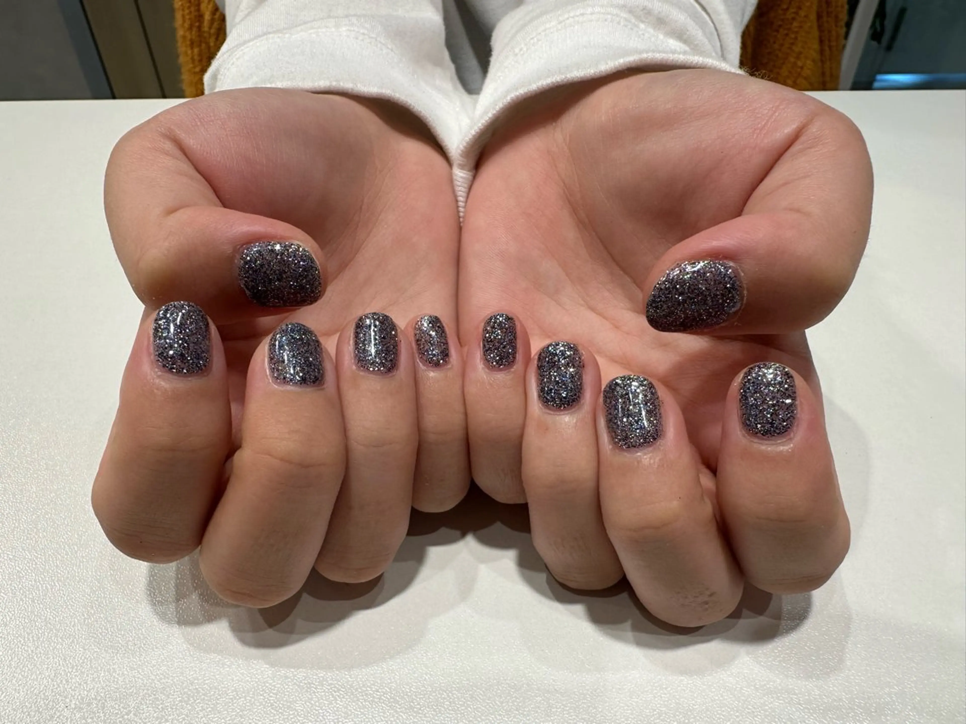 ネイル ラメ(グリッター) ハンドネイル asuka🍋 ネイルモデル様募集中のネイルデザイン