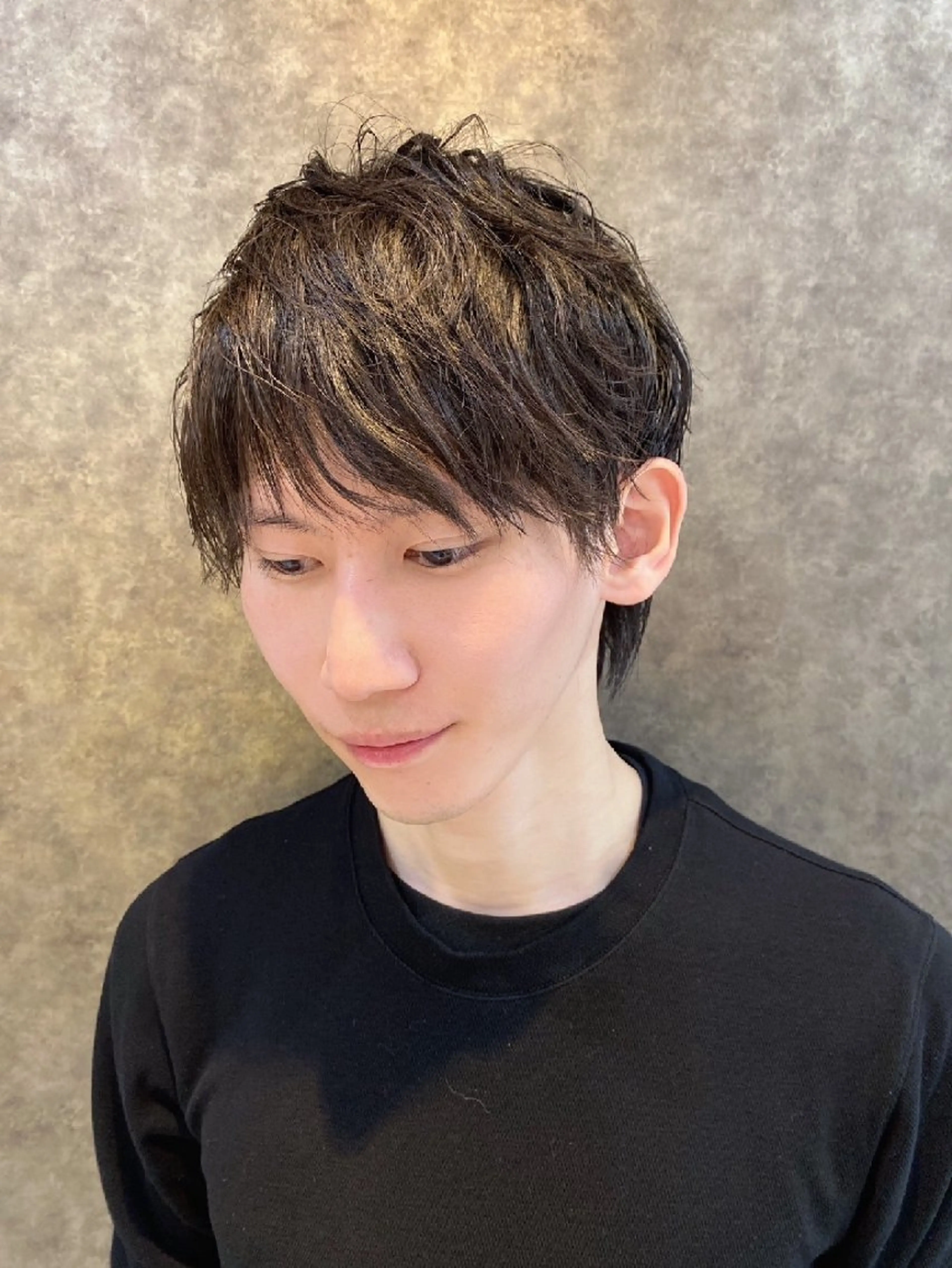 ショート ウルフカット 川﨑 貴博のヘアスタイル